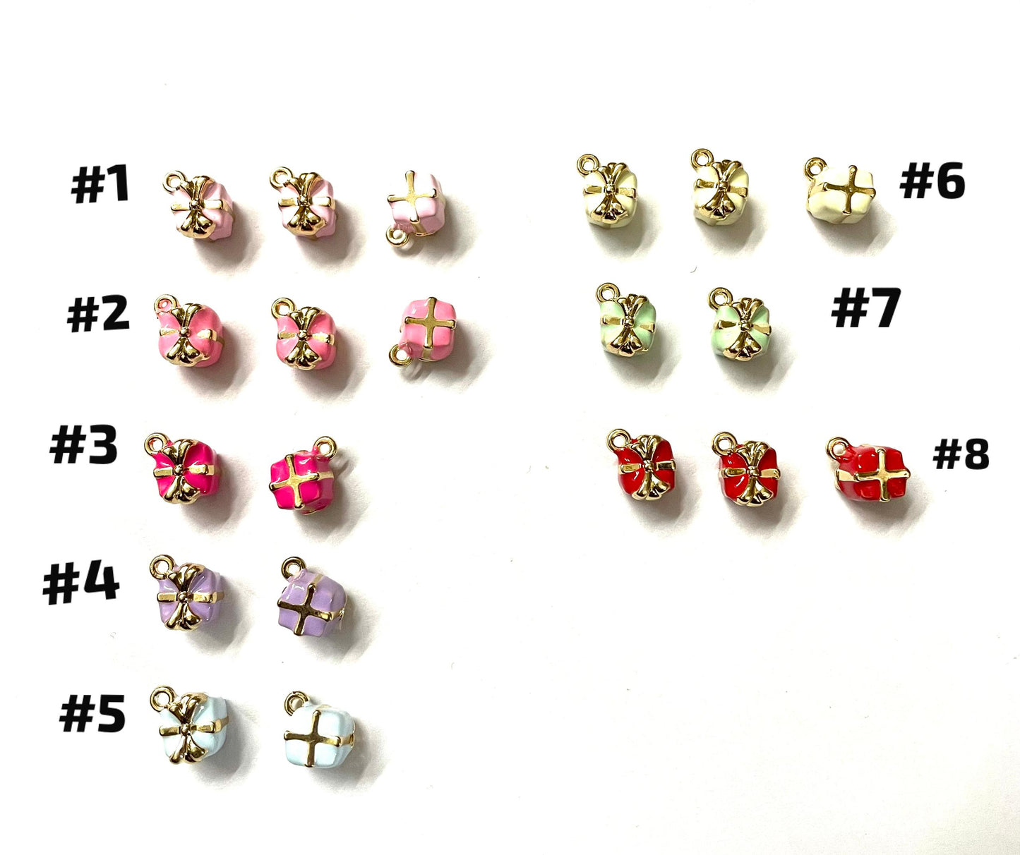 Metal alloy diy charms pendant oil-spot glaze presents gifts with loop ,celebrate festival ,Christmas colored