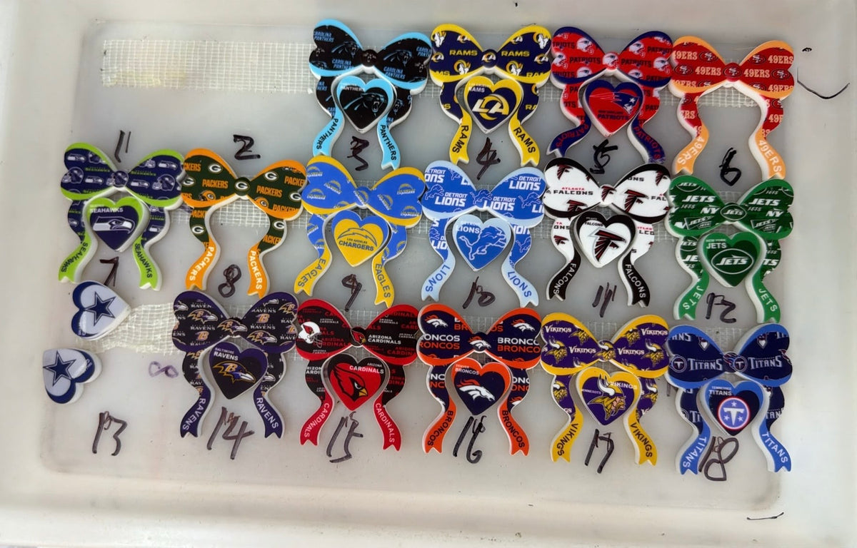 silicone focal american sport team beads diy beaded beadable beady silicone focal beads