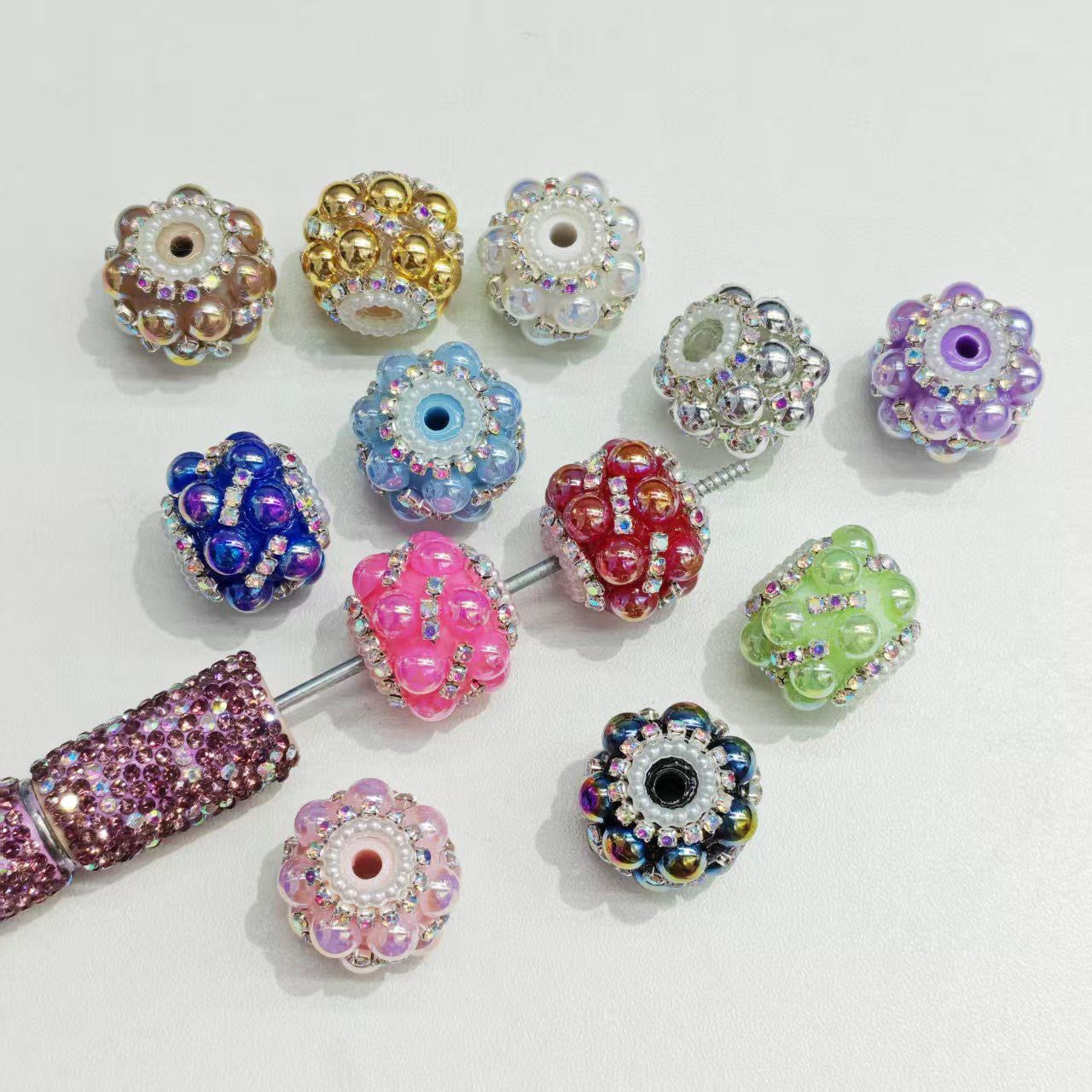 Pearl beads acrylic pearls fancy bead random mixed