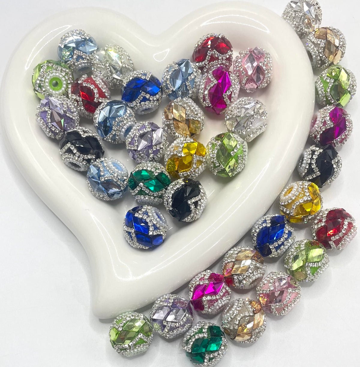 glass fancy bead crystal fancy bead