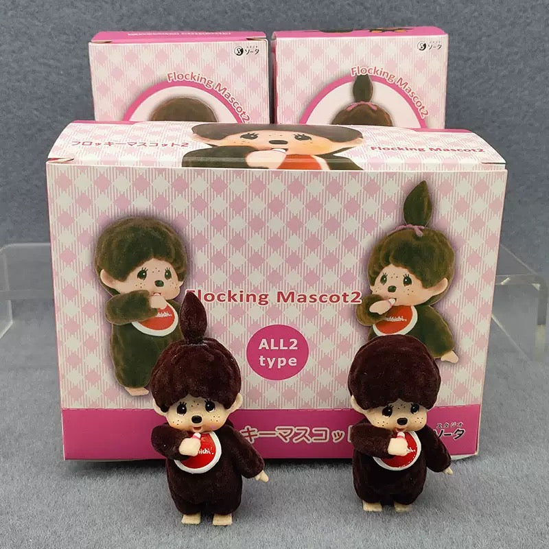 diy pens topper monchichi chimutan flocked fuzzy figures character pen topper