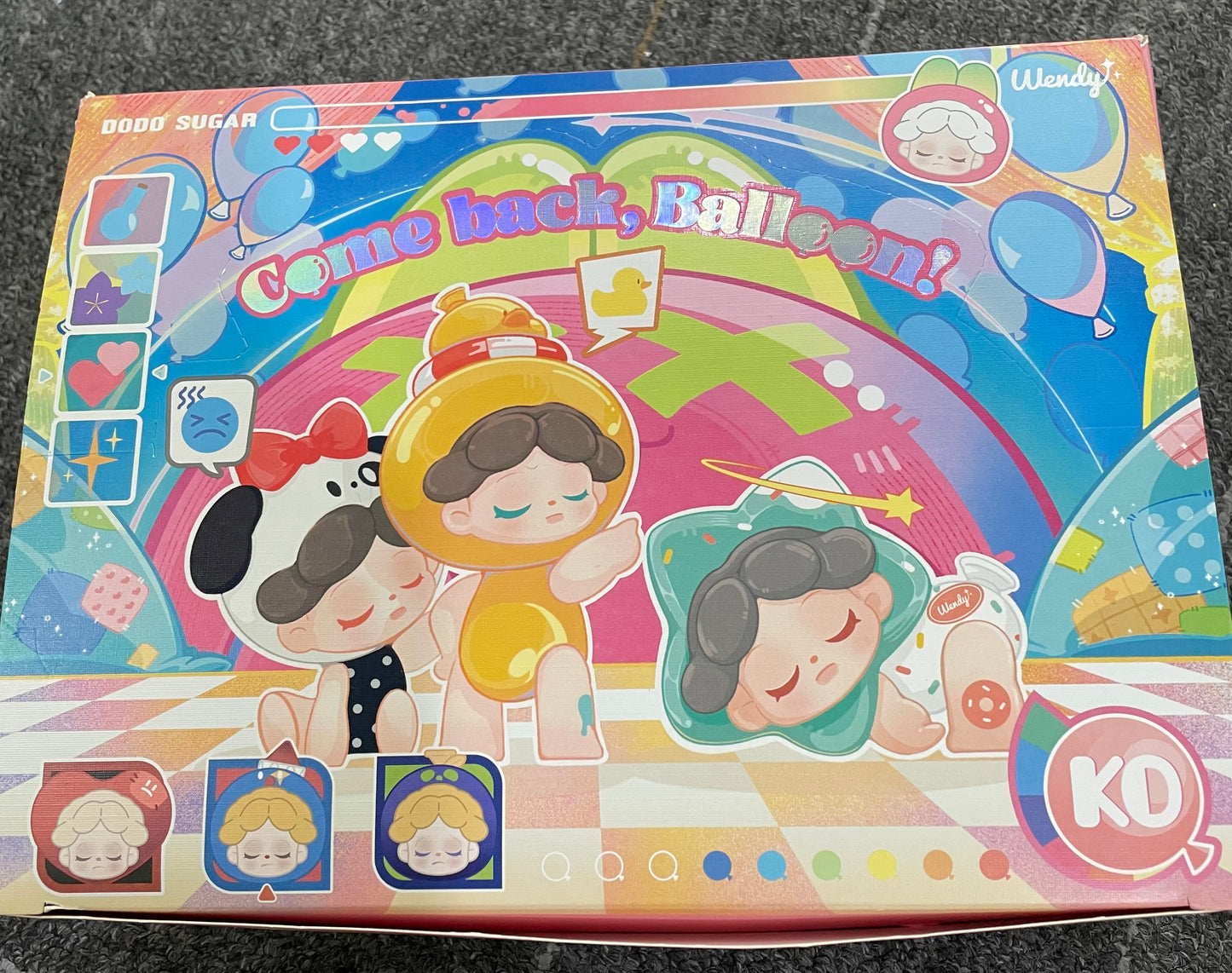 Wendy dodo sugar blind box come back balloon pen topper figure diy pen whole set