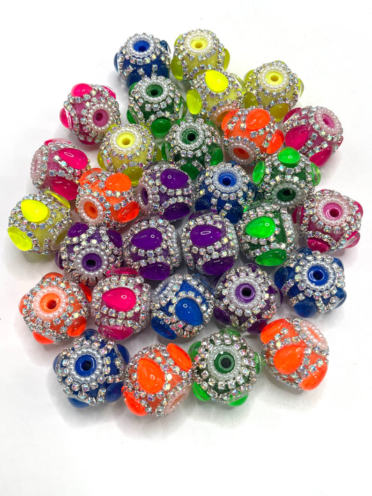 Chain beads Chain Waterdrop Rhinestone Pearl gasket Random Mix