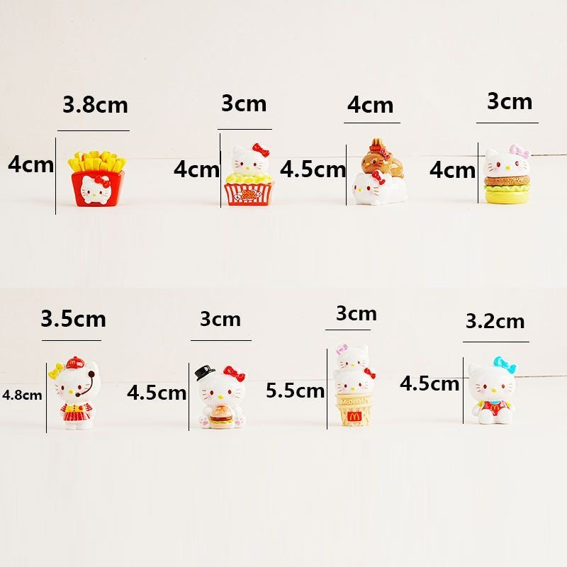 Sanri HK pen topper food chips hamburger figure