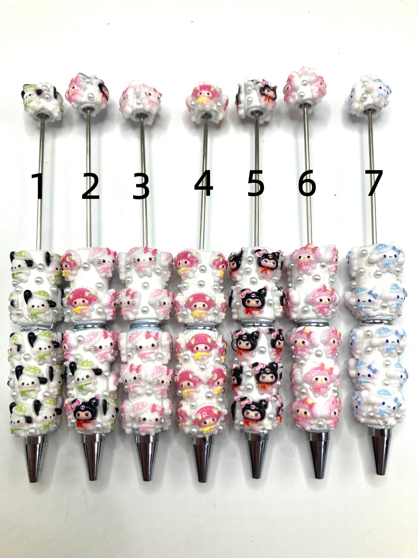 DIY Bead Pen Clay pen Sanrio Series Clay Bead Pencil Random Mix