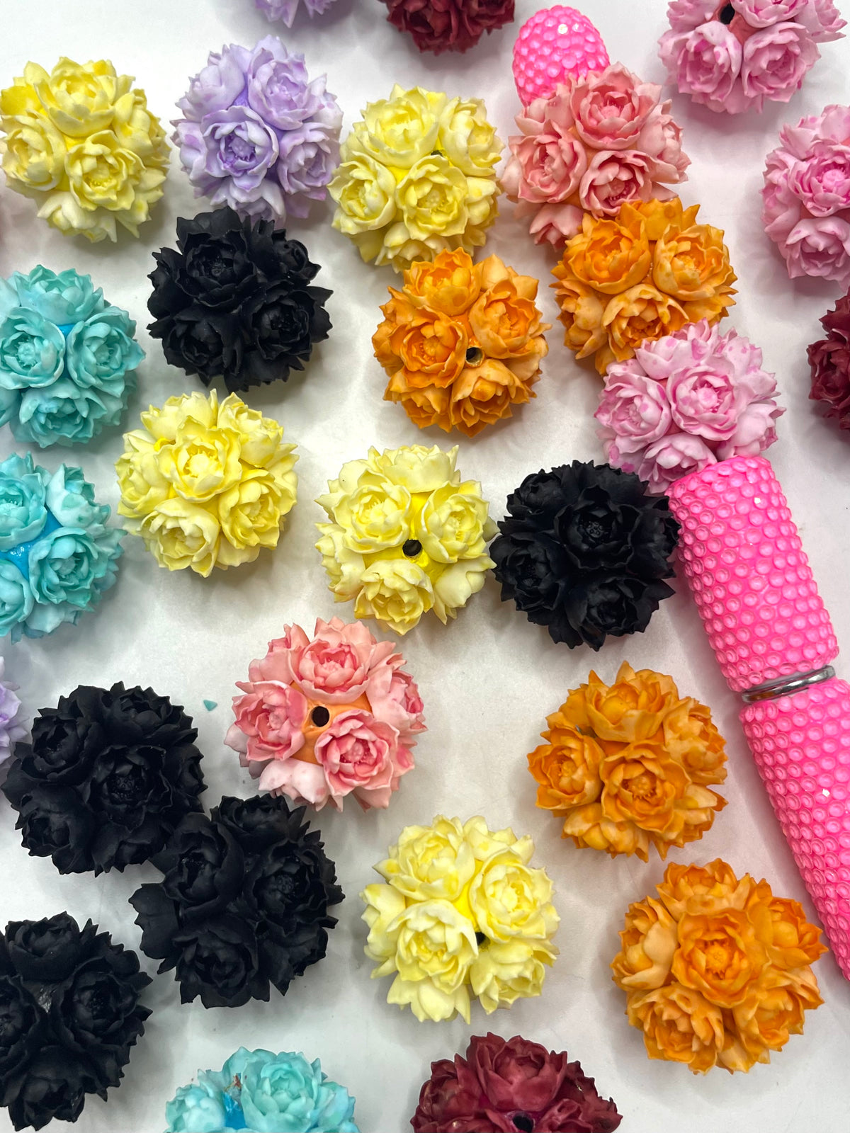 Flower beads fancy beads