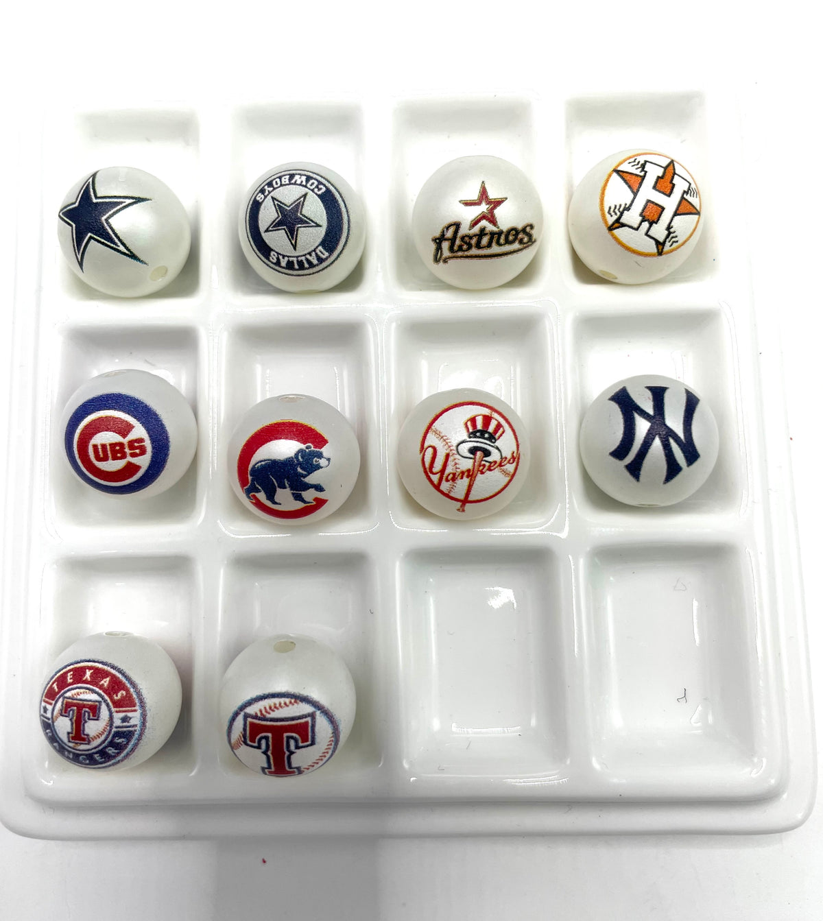diy beaded beadable acrylic beads american sport team football team beads
