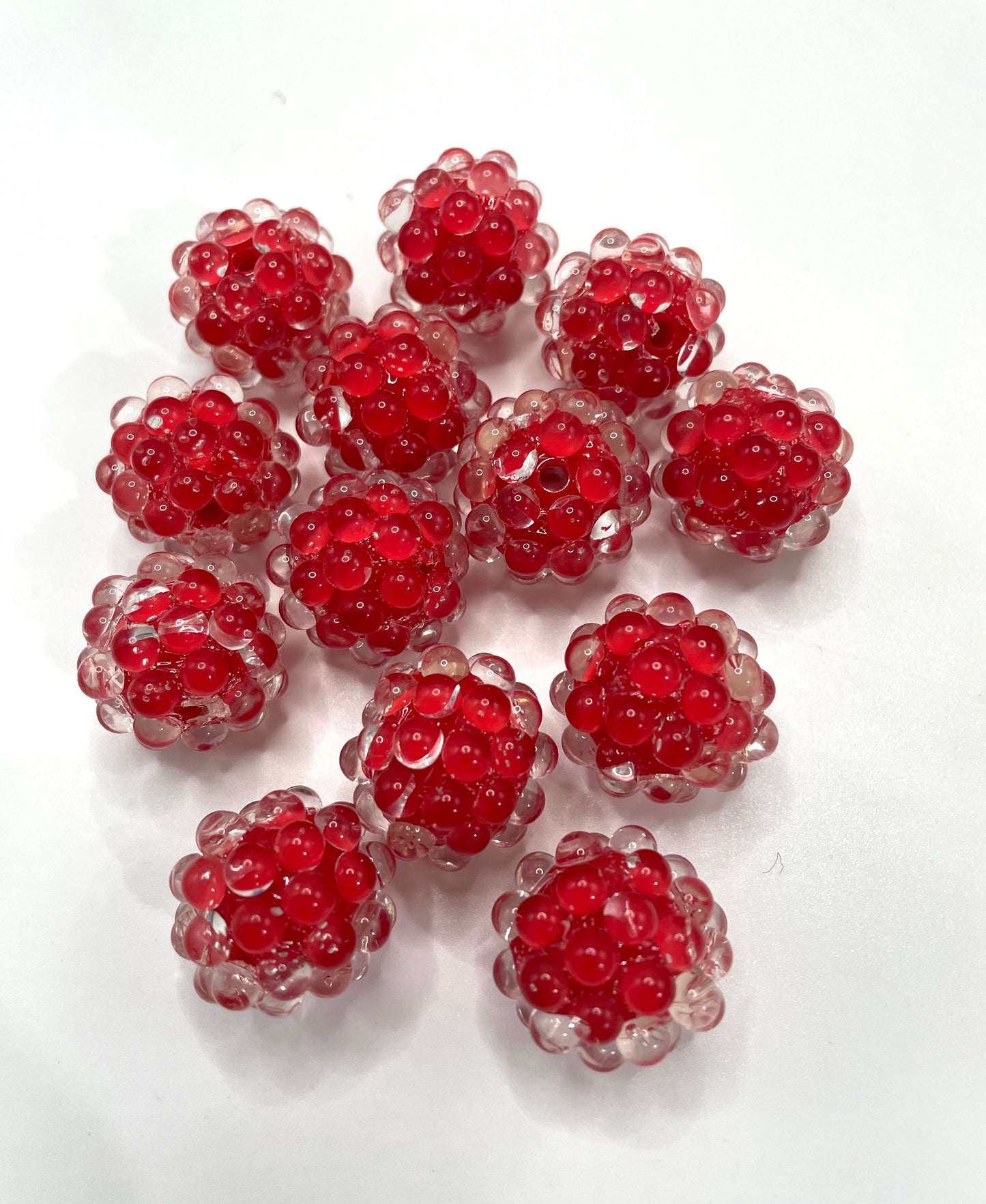 acrylic beads diy beaded bubble bead jelly beads 20-22mm Christmas vibe color