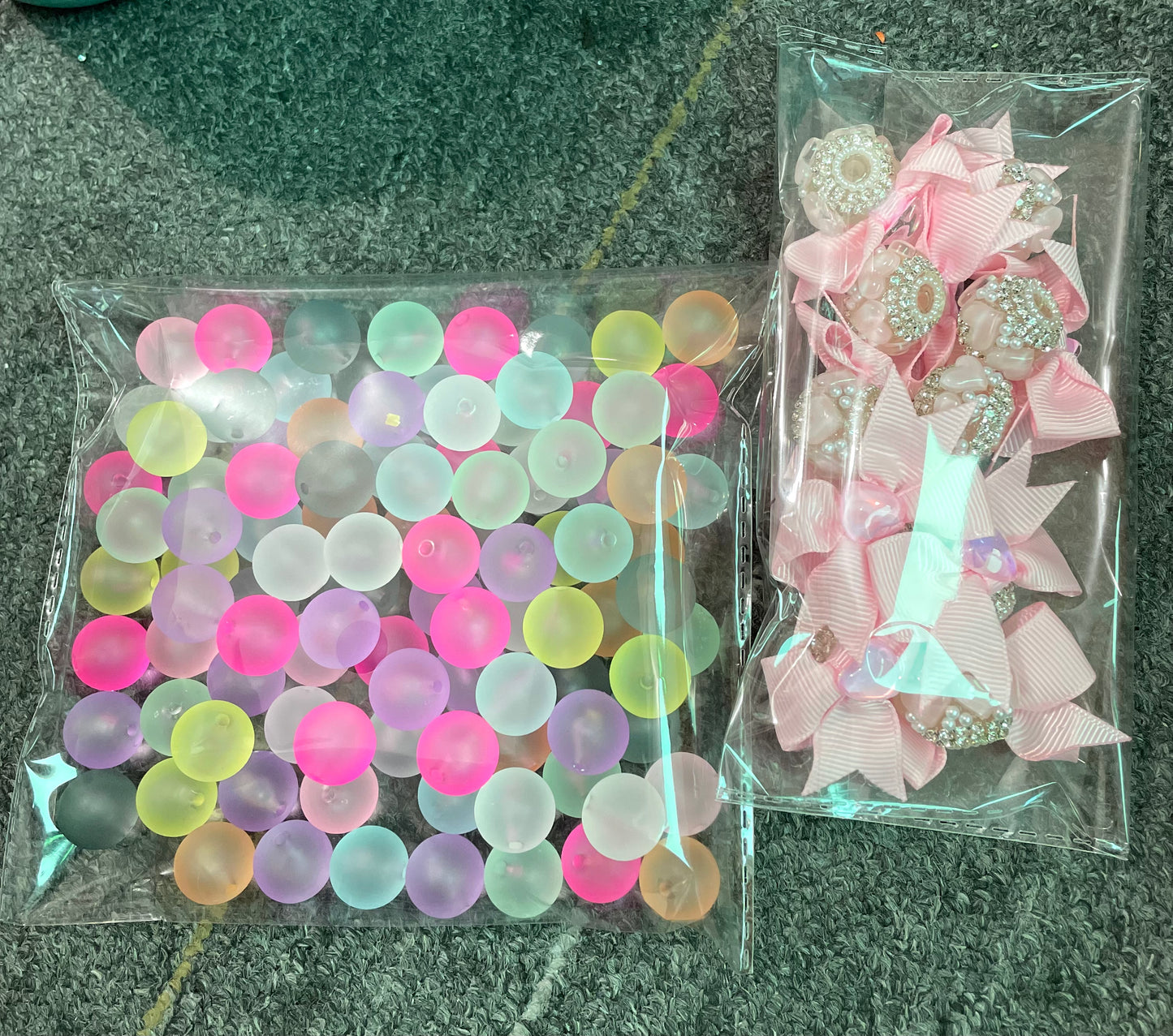 diy acrylic bead light cat eye beads colored,random mix 16mm