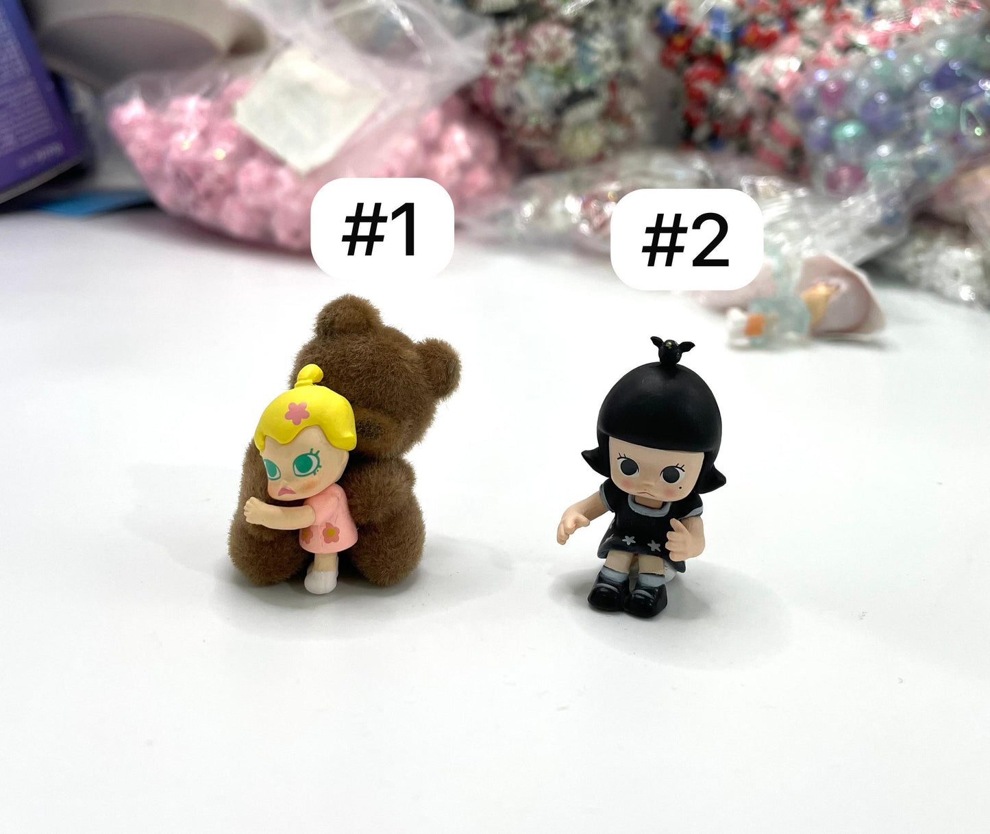 pop mart Molly pen toppercharacter figure diy topper diy charm withou hole