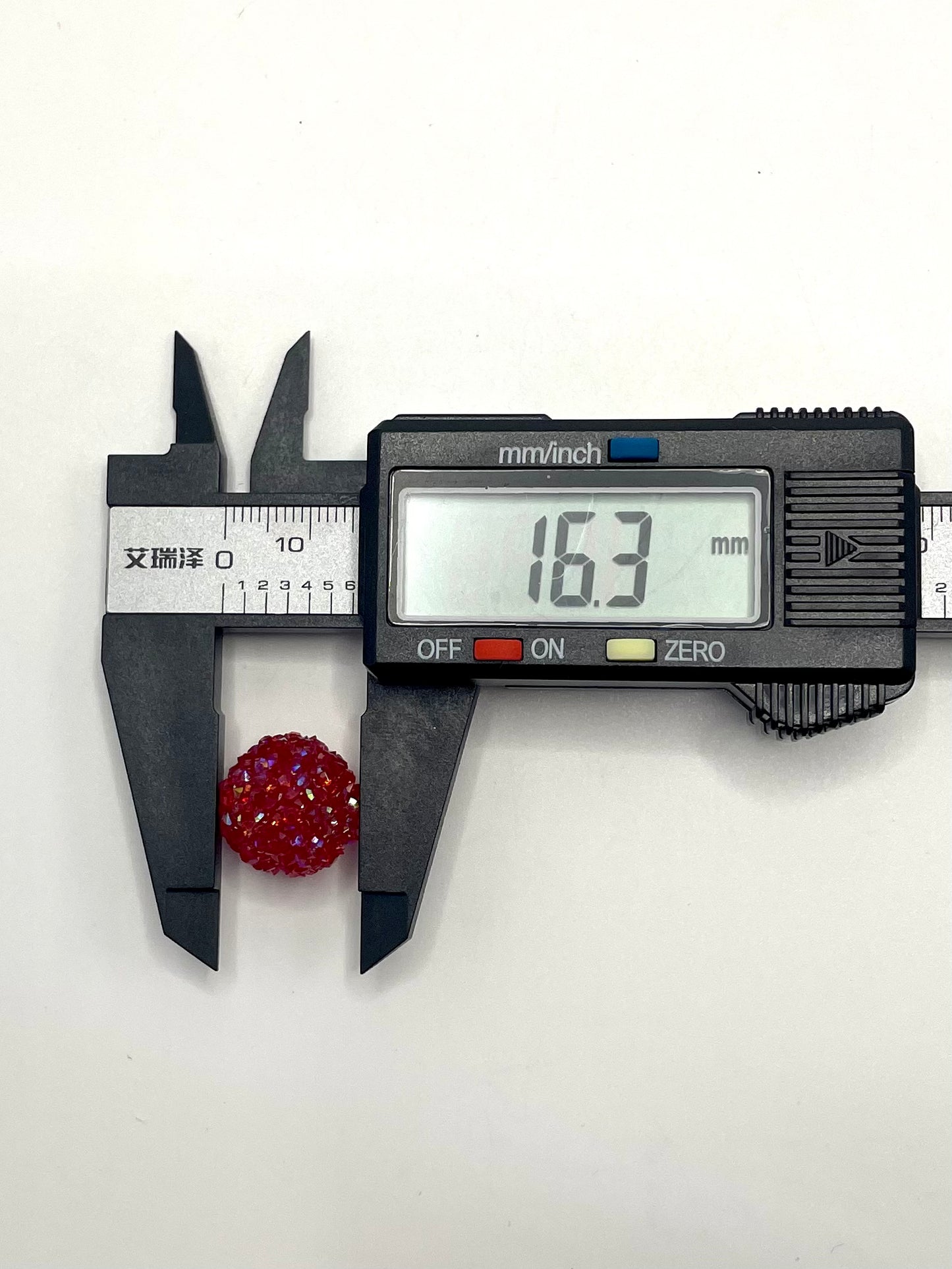 Clear Multi-colored Sugar Acrylic Round Beads,Random Mix,16mm