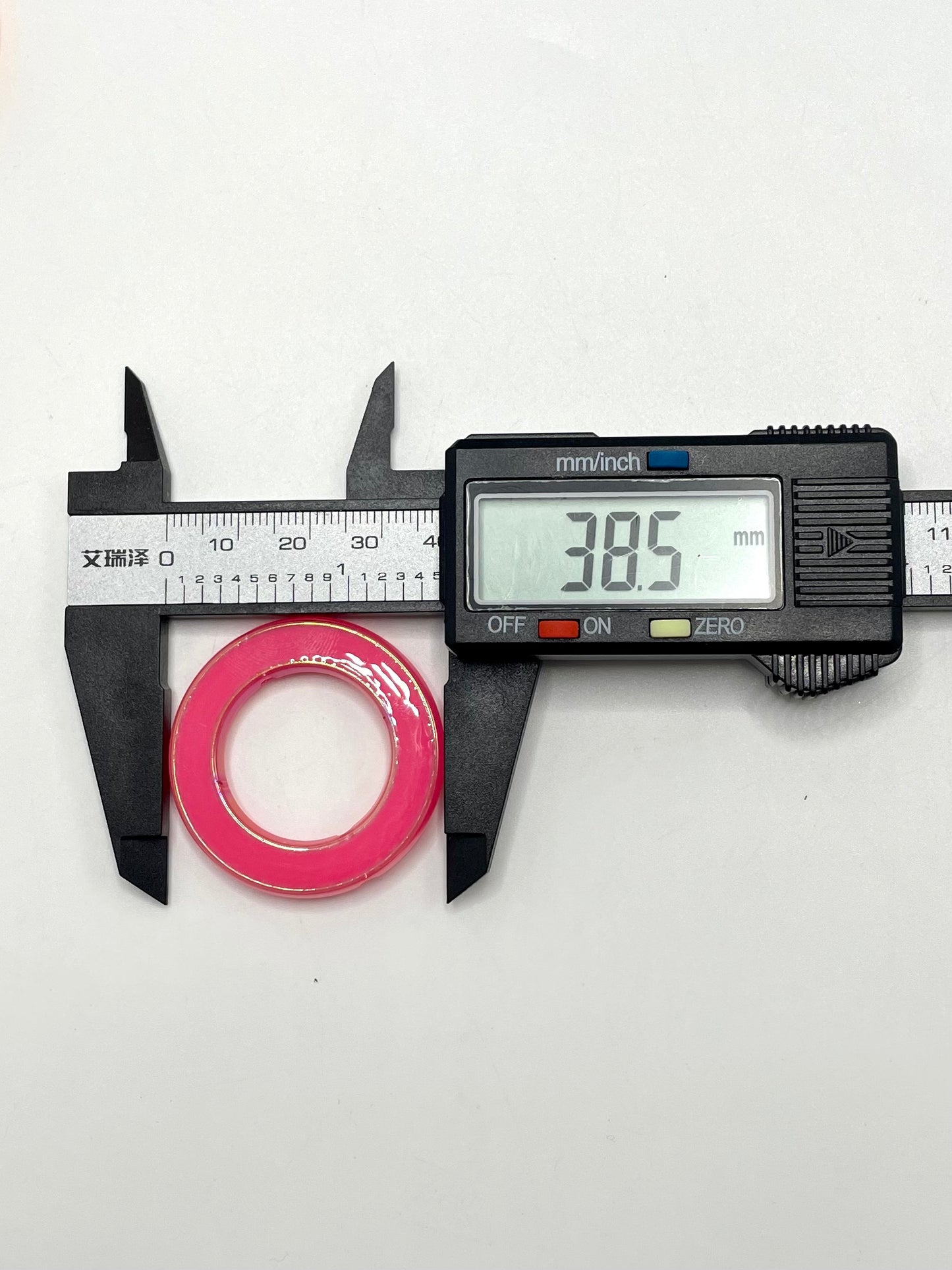 Glossy Acrylic Circle Frame Round,Random Mix,38mm