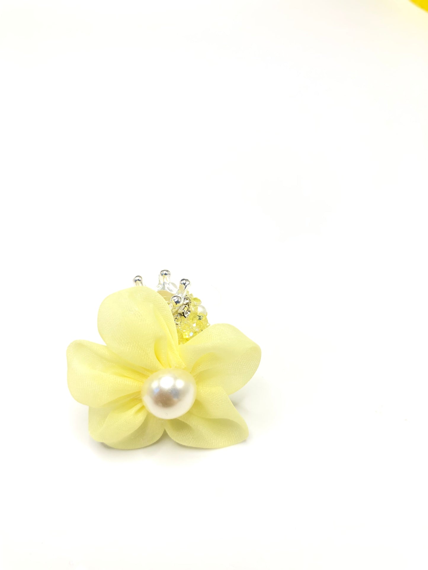 textile fabrica with crown bead fancy bead silk bow pillow fancy bead craft with crown organza silk finishing bow ,ornament with pearl and sugar stone, delicate handcraft ,randon mix color