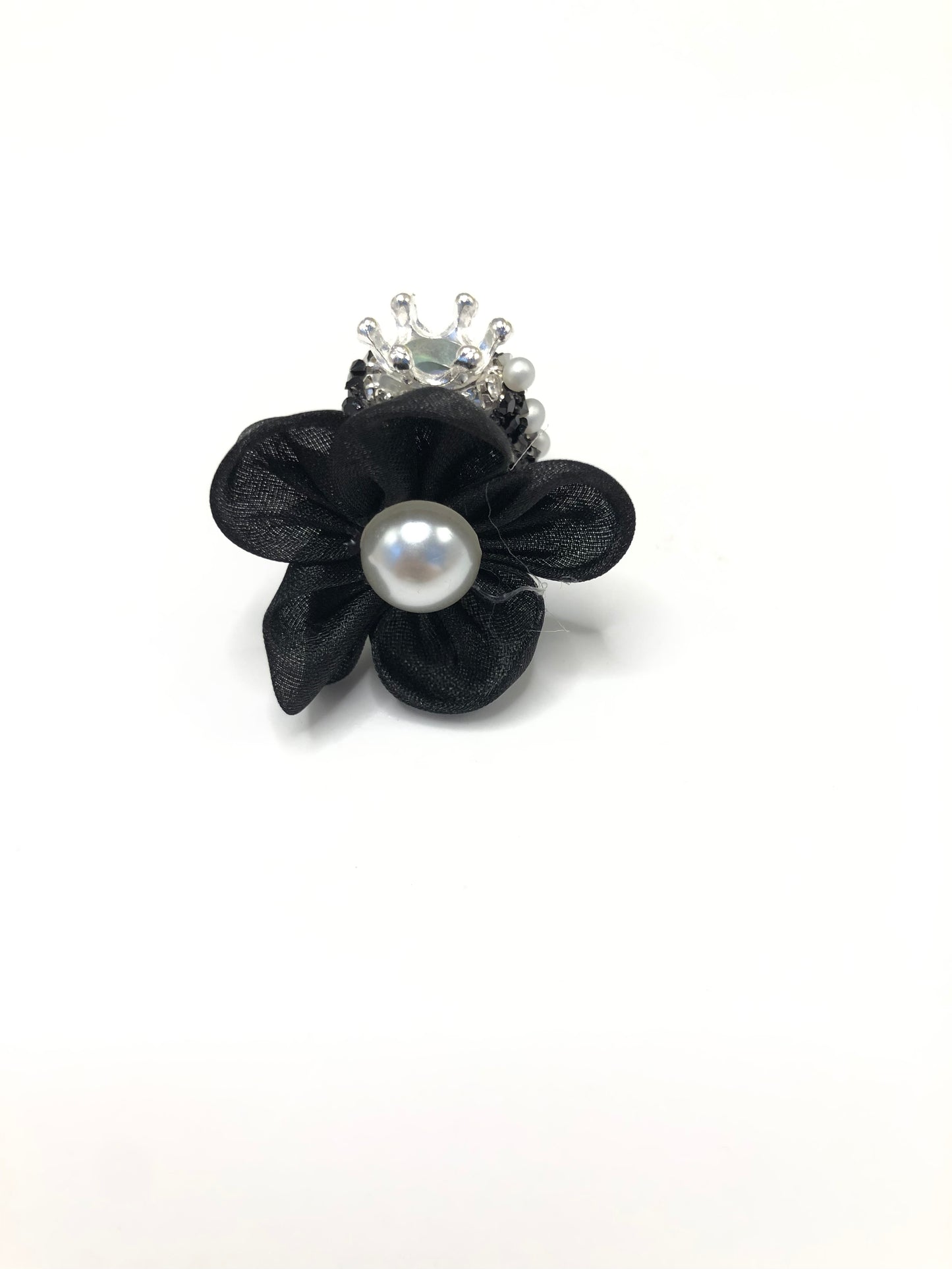 textile fabrica with crown bead fancy bead silk bow pillow fancy bead craft with crown organza silk finishing bow ,ornament with pearl and sugar stone, delicate handcraft ,randon mix color