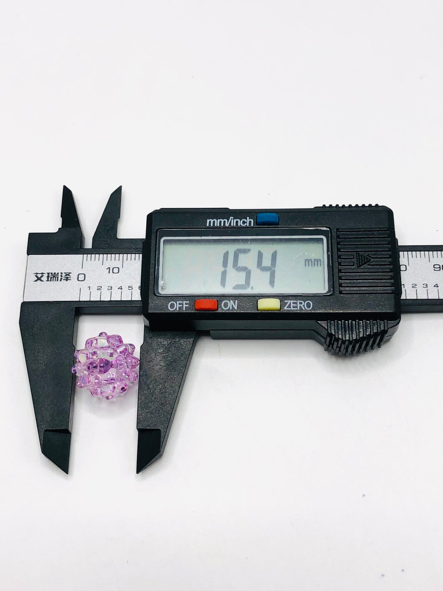 Clear Multicolor Lrregular Lattice Diamond Shaped Acrylic Beads Random Mix 16mm