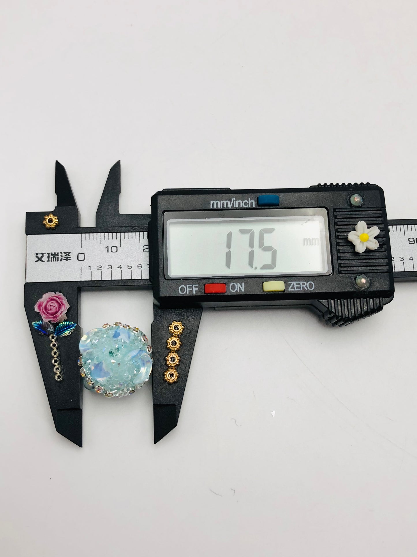 Sugar beads Moon and stars Chain Acrylic bead Random Mix 17mm Fancy-319