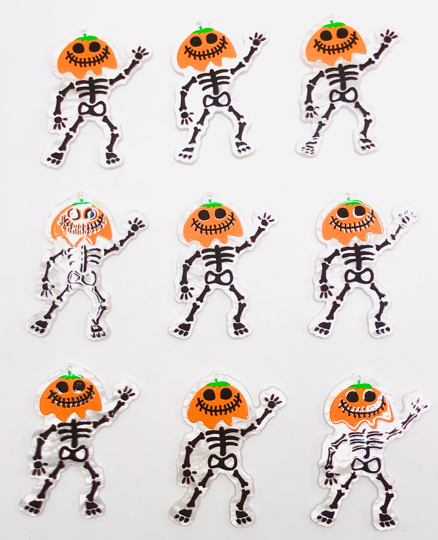 Halloween series Akli Halloween cartoon punching Pendant charm Random Mix (with hole)