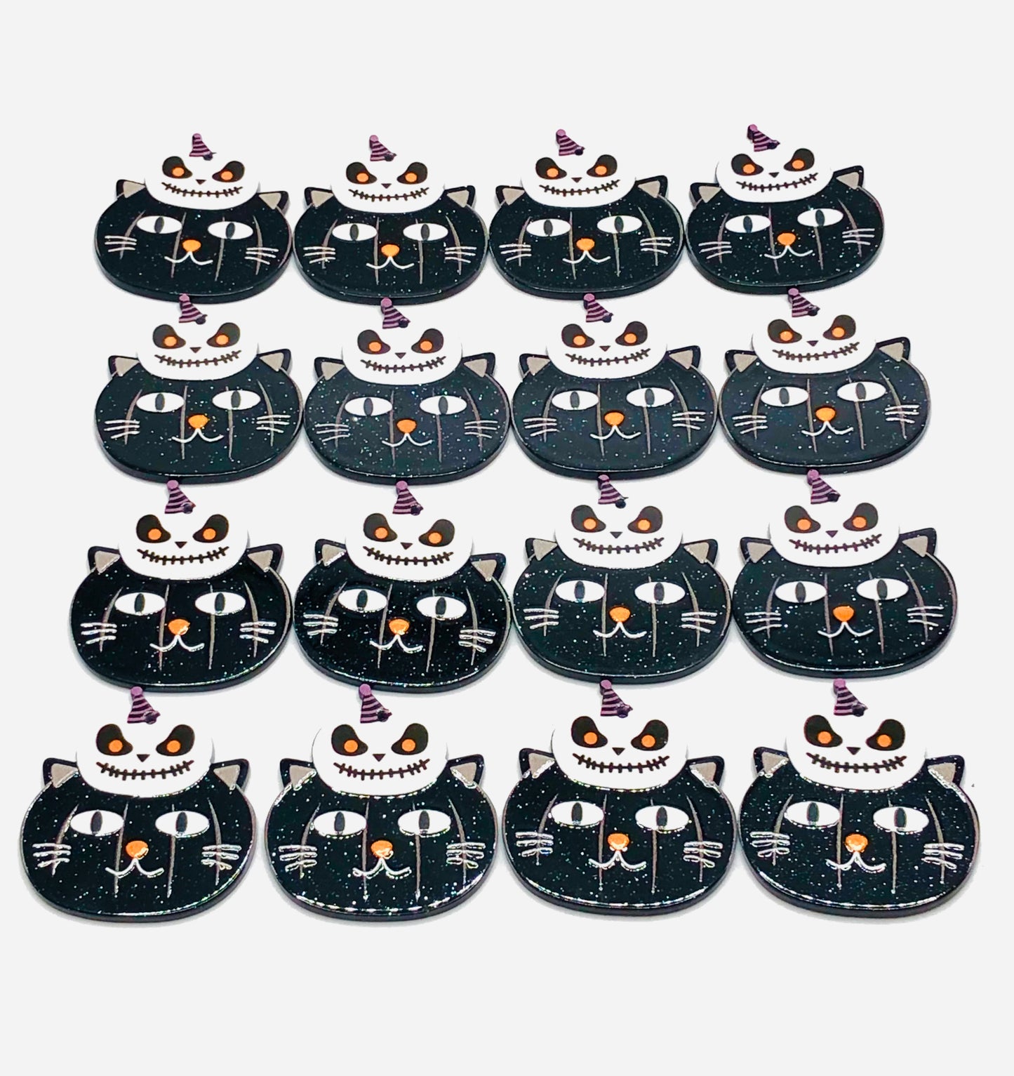 Halloween series Akli Halloween cartoon punching Pendant charm Random Mix (with hole)