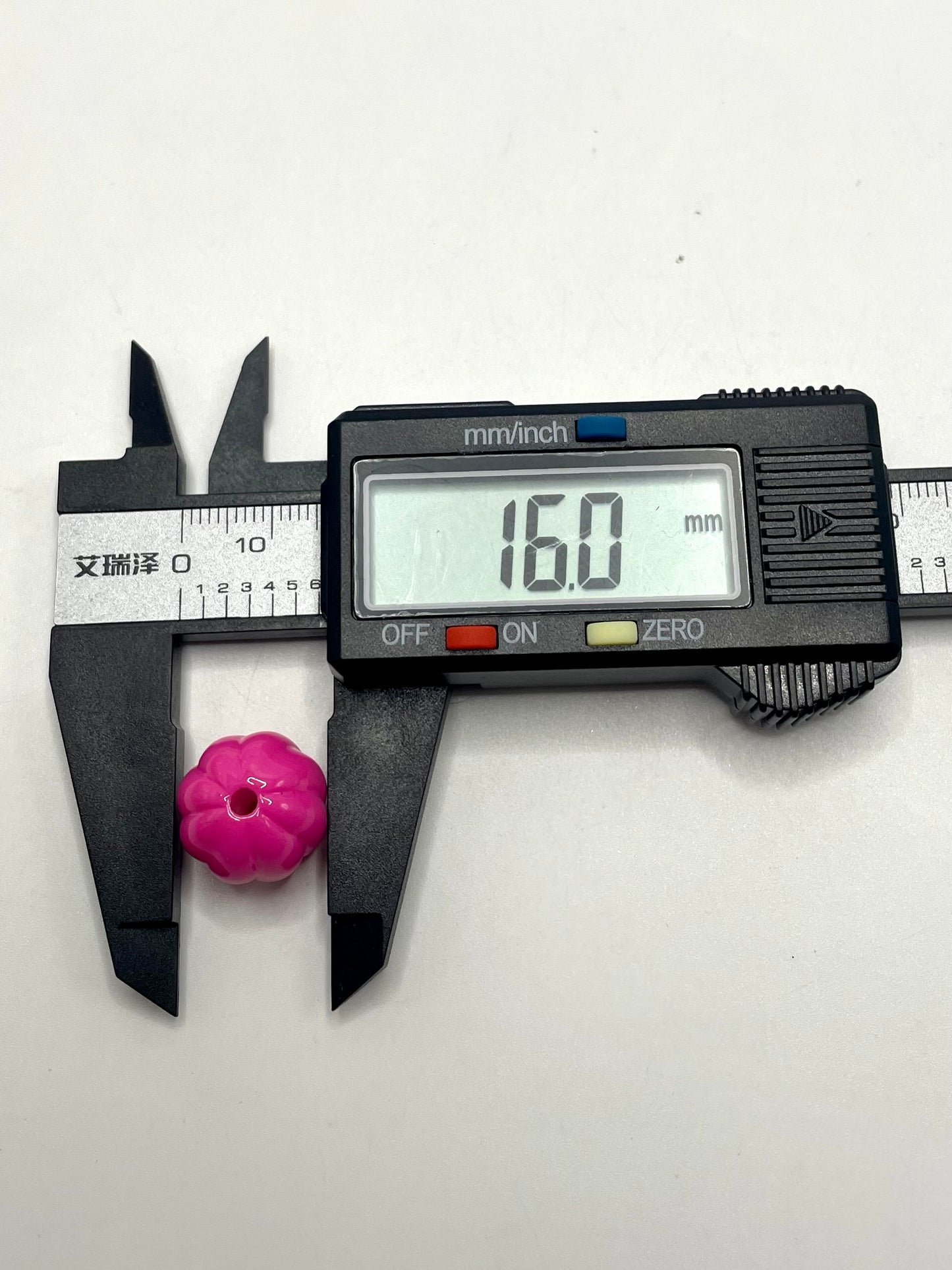 Multicolor Bright Acrylic Pumpkin Beads,Random Mix,16mm