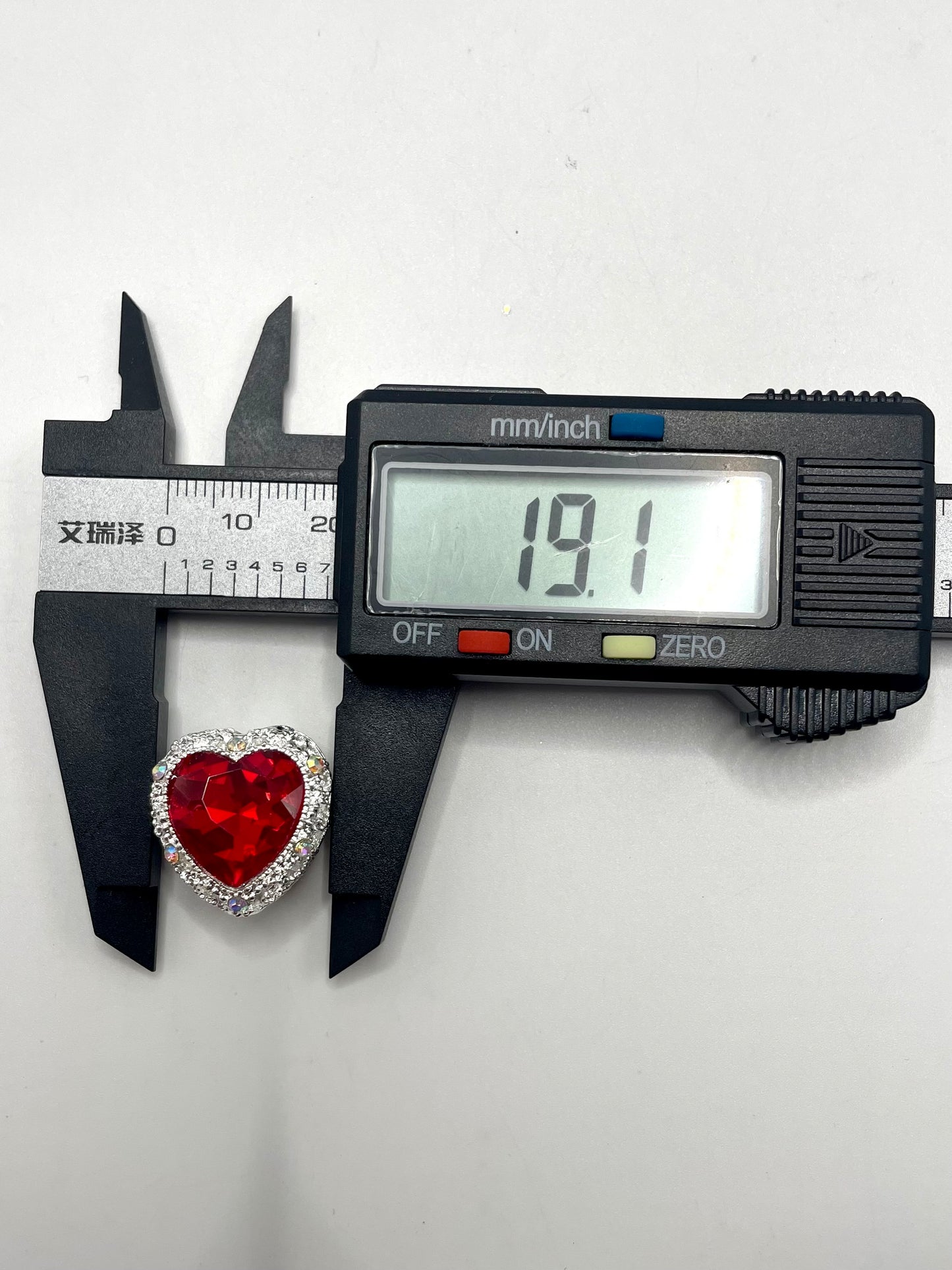 fancy alloy Silver &Gun black & Gold Heart Love with Heart Crystal Alloy Beads,Random Mix,19mm Fancy-64