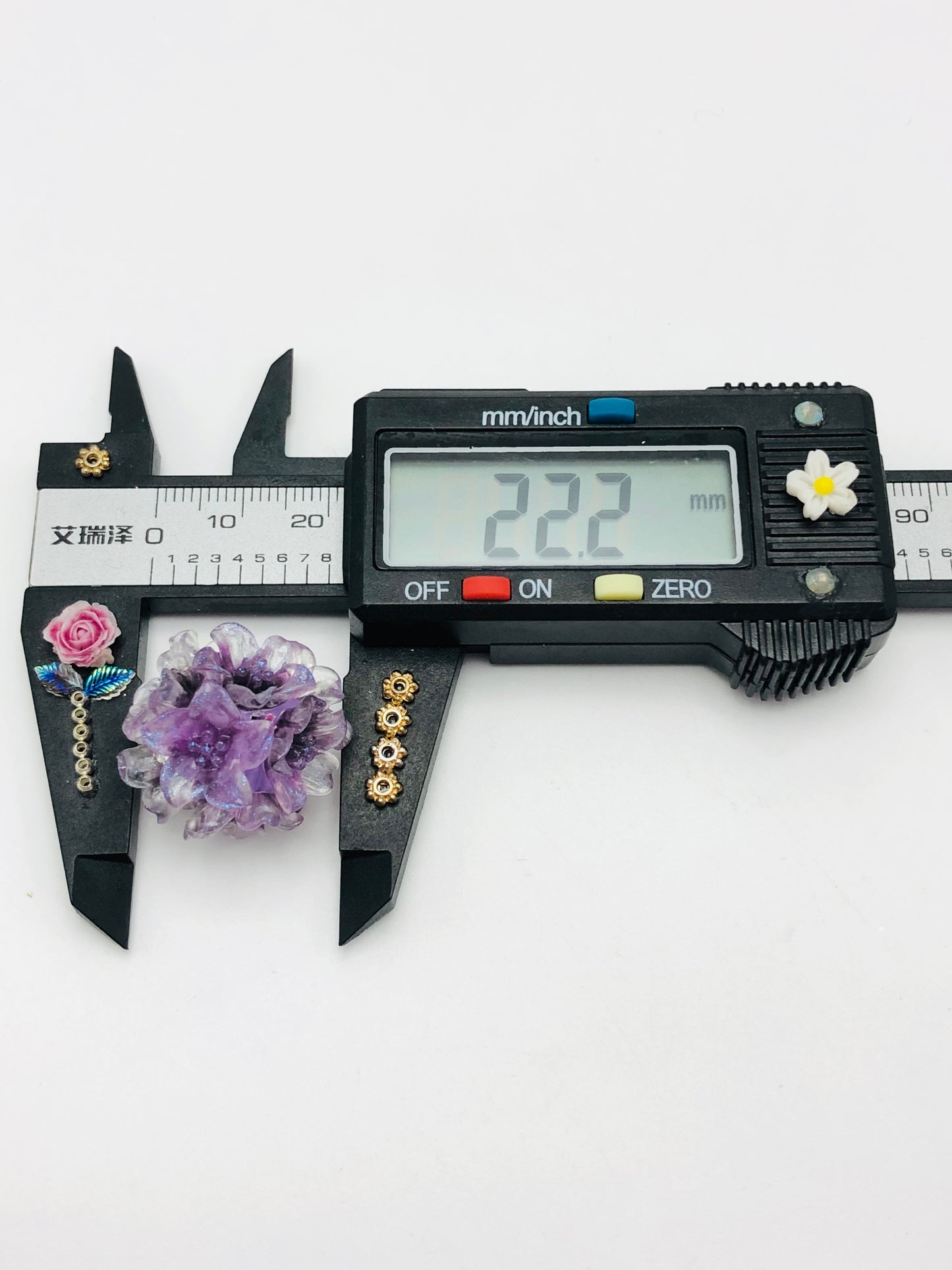 Fancy Flower bead Lily beads Multicolor lily beads Random Mix 23mm