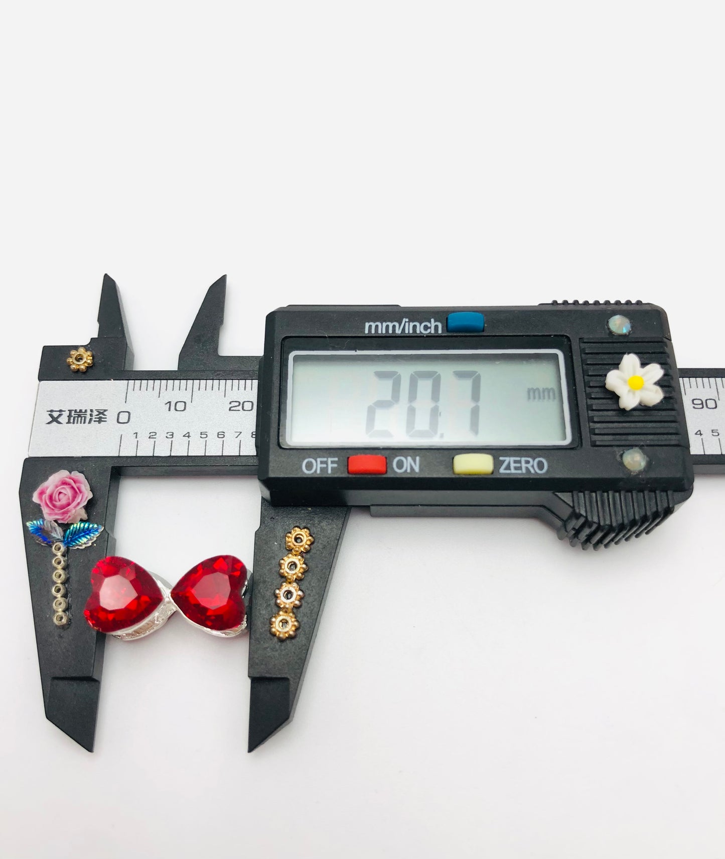 fancy alloy Metal beading of love Bow jewel metal beads Random Mix 21mm