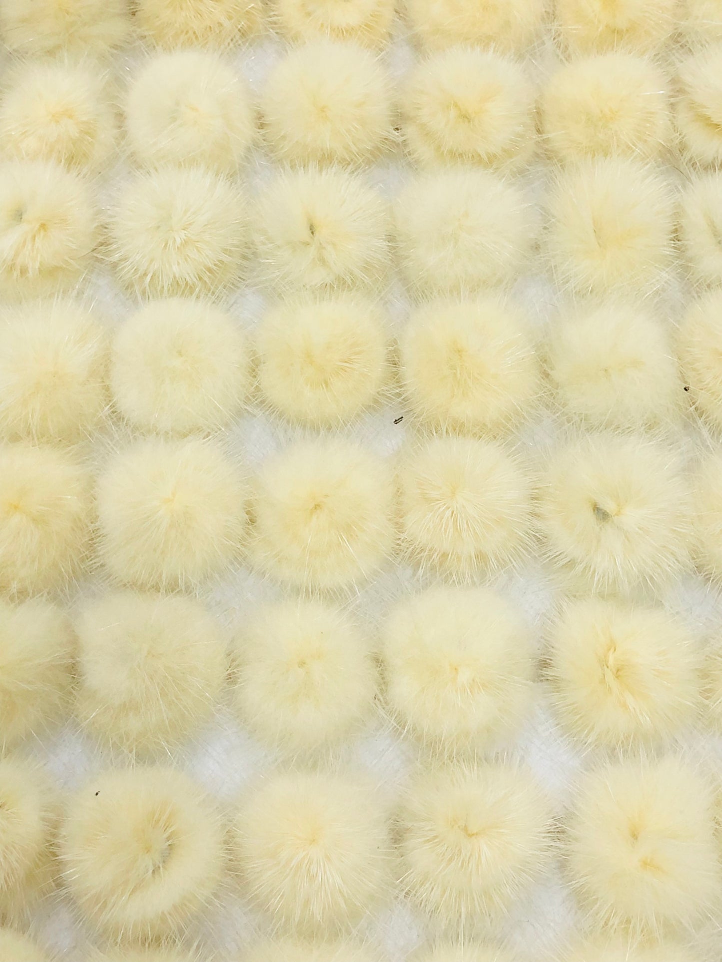 Fuzzy bead Flat back fuzzy diy beads multi-color Random Mix 29mm