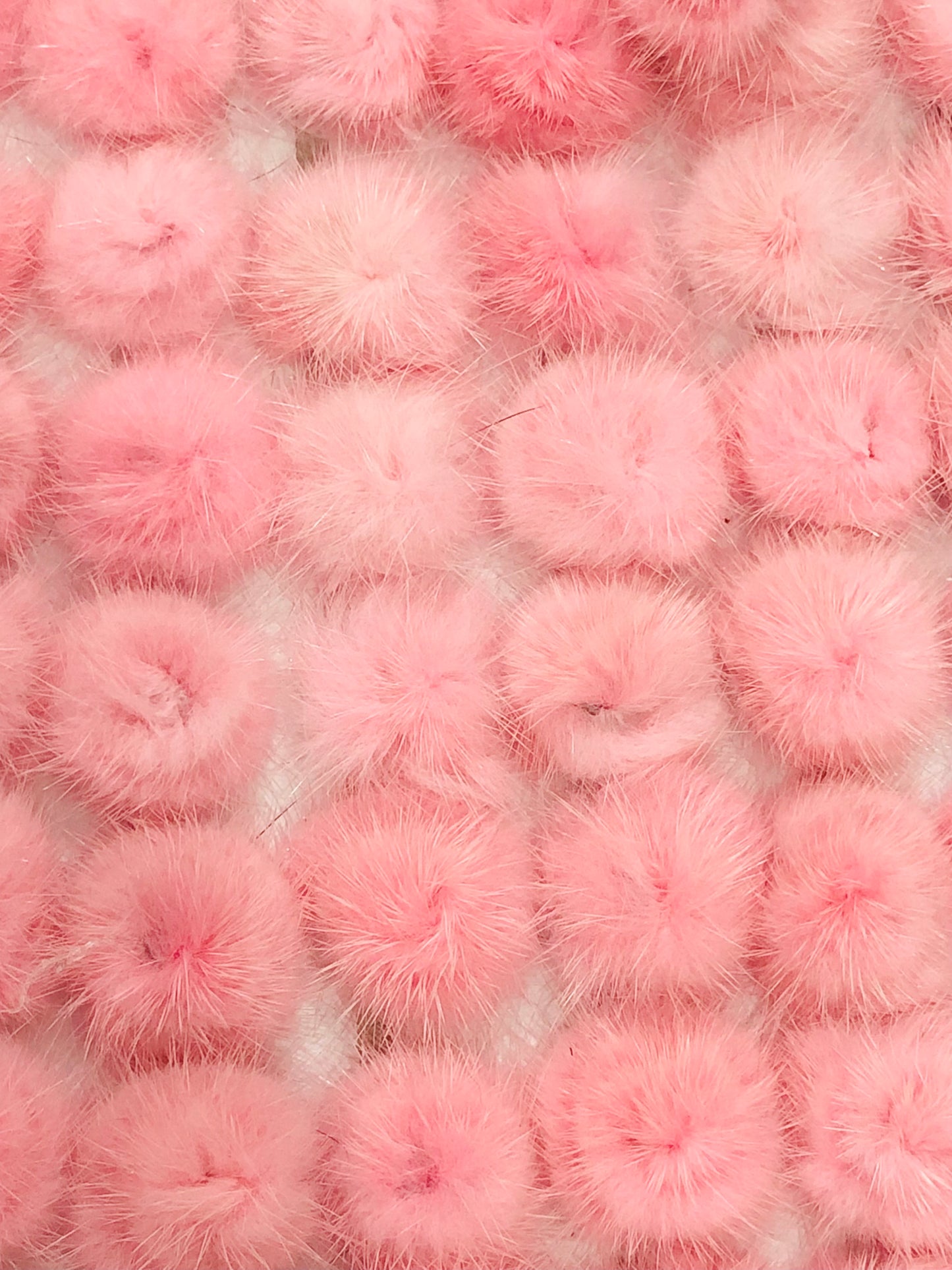 Fuzzy bead Flat back fuzzy diy beads multi-color Random Mix 29mm