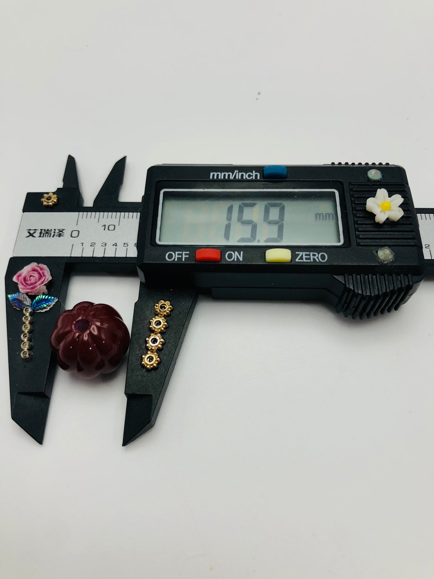 Acrylic Pumpkin Beads,Random Dark red Mix,16mm