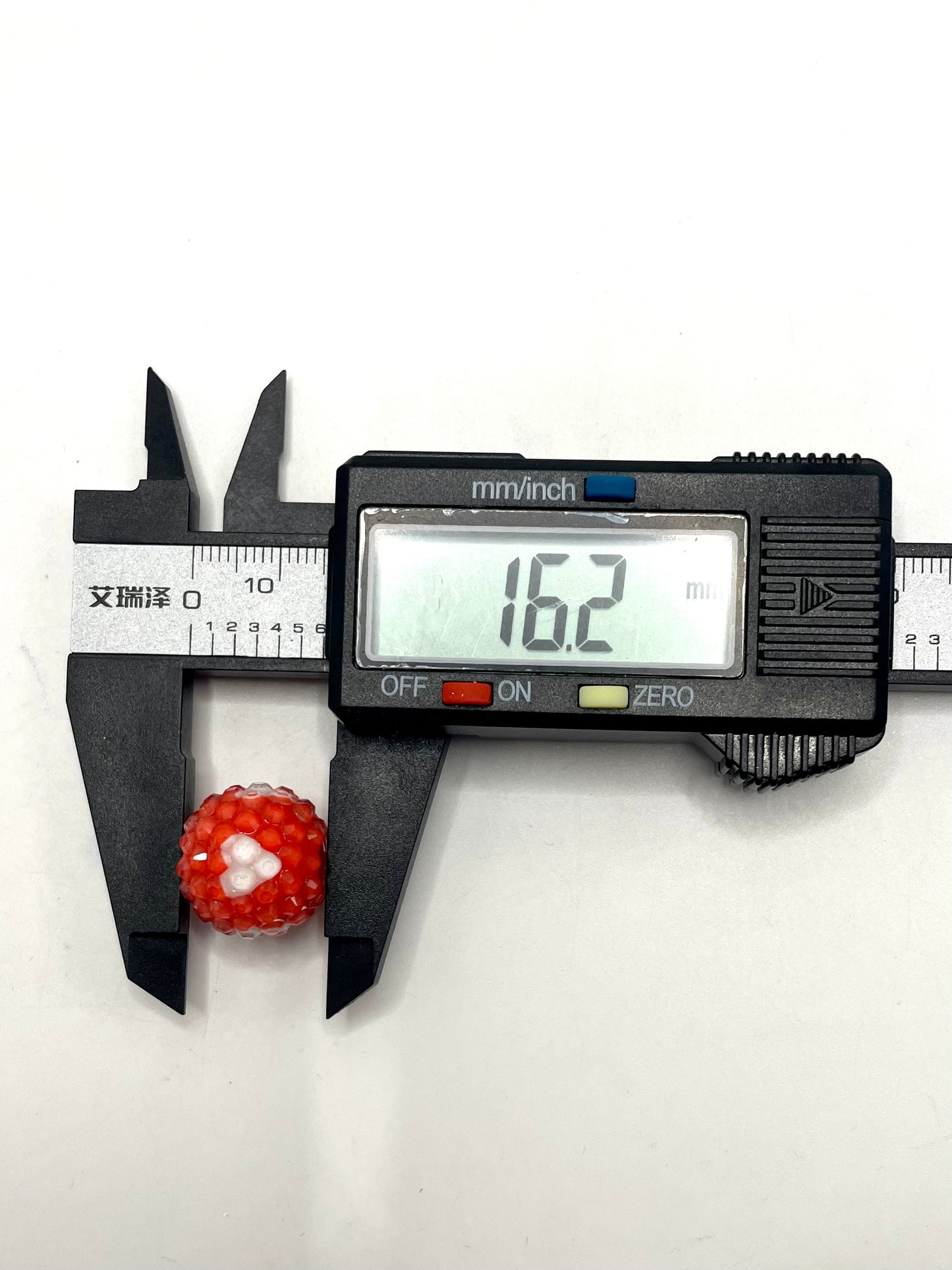 White Heart Jelly Multicolor Acrylic Beads,Random Mix,16mm