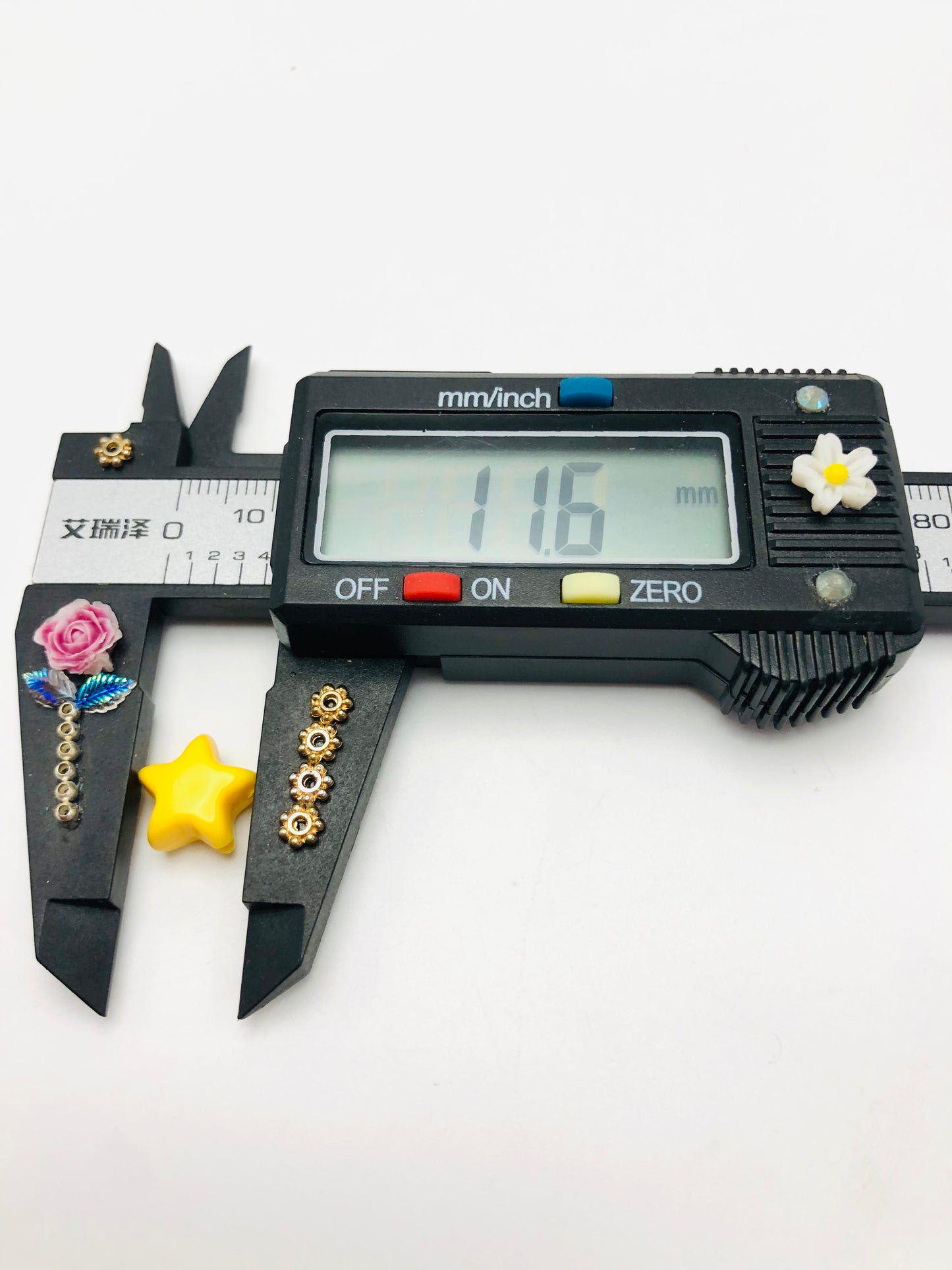 acrylic Star bead Colorful five-pointed star beads Random Mix 12mm