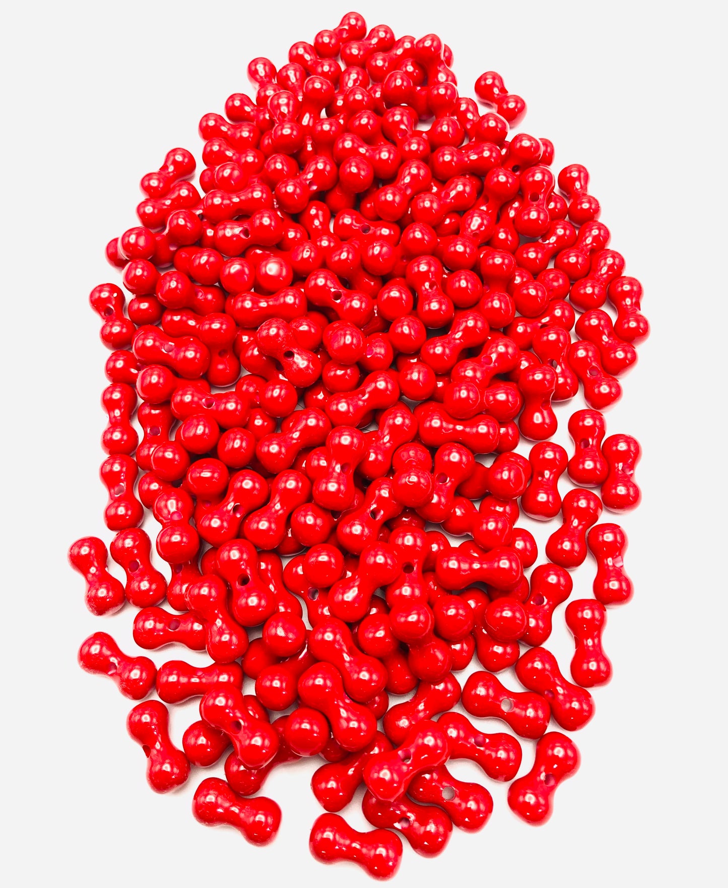 spacer acrylic Pea beads Colorful bone beads Random Mix 17mm