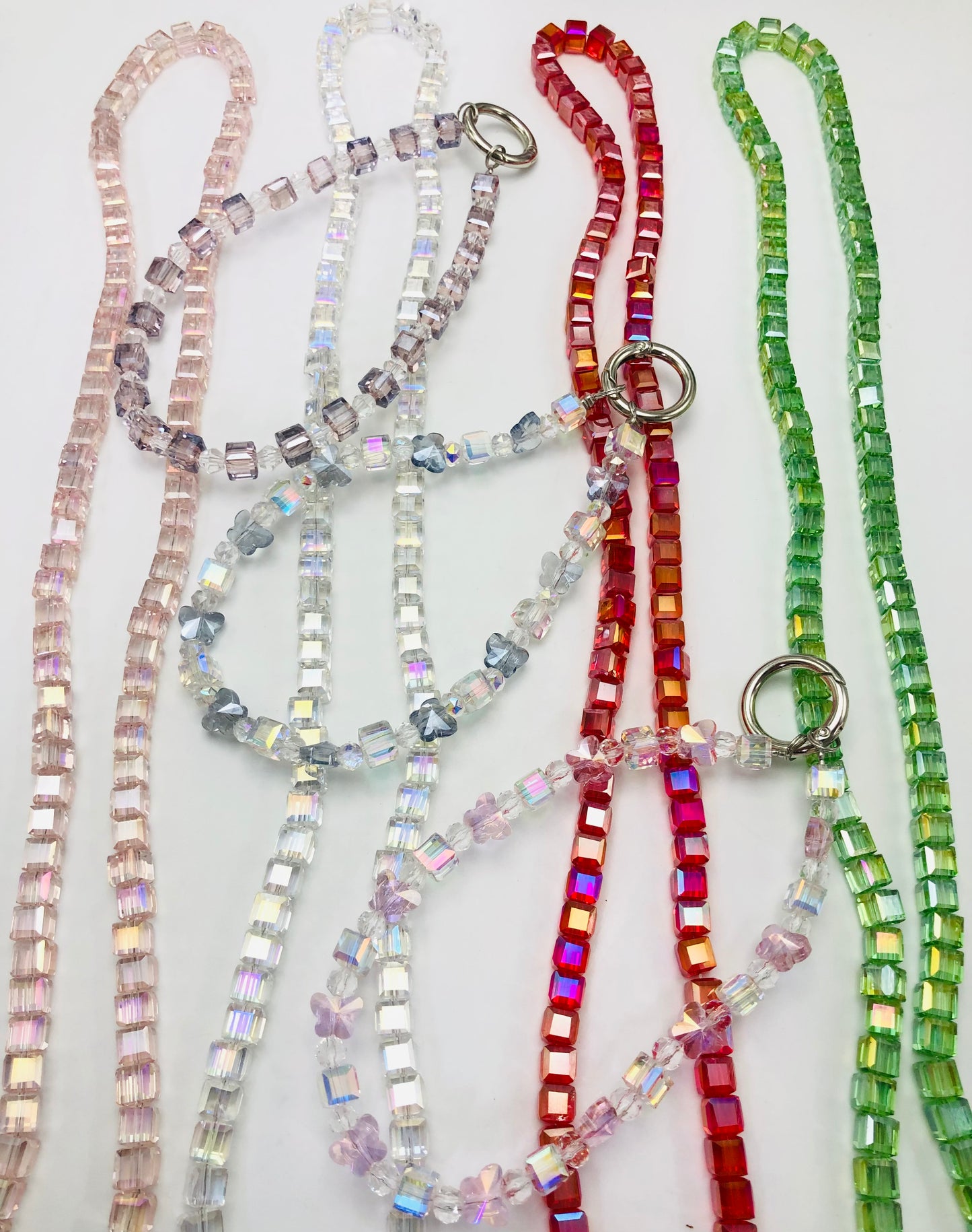 Crystal bead Gem Necklace bead colorful