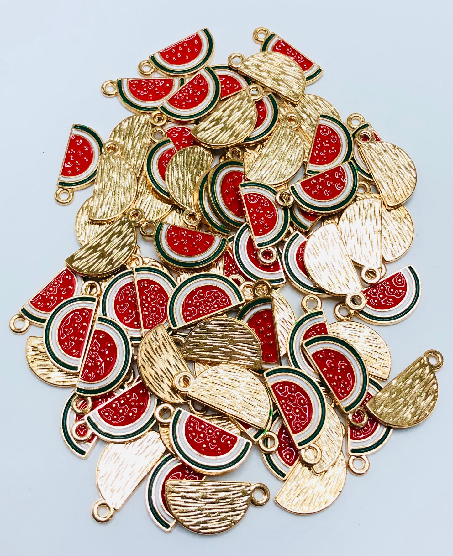 alloy charm metal Fruit slice Metal pendant Lip sunflower Not optional Random pattern mix