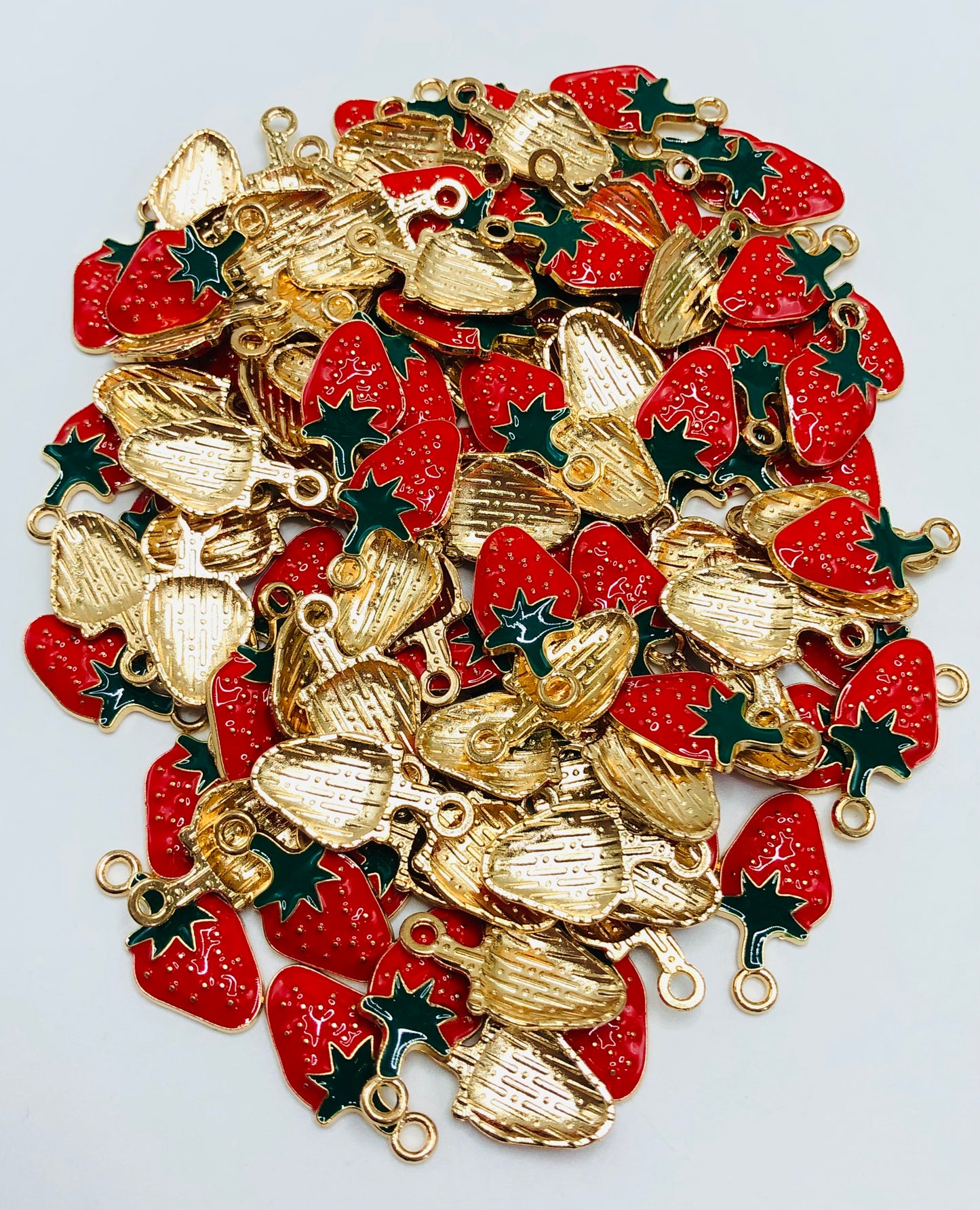 alloy charm metal Fruit slice Metal pendant Lip sunflower Not optional Random pattern mix
