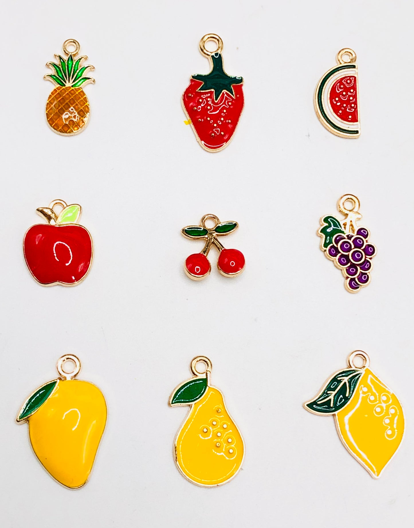 alloy charm metal Fruit slice Metal pendant Lip sunflower Not optional Random pattern mix