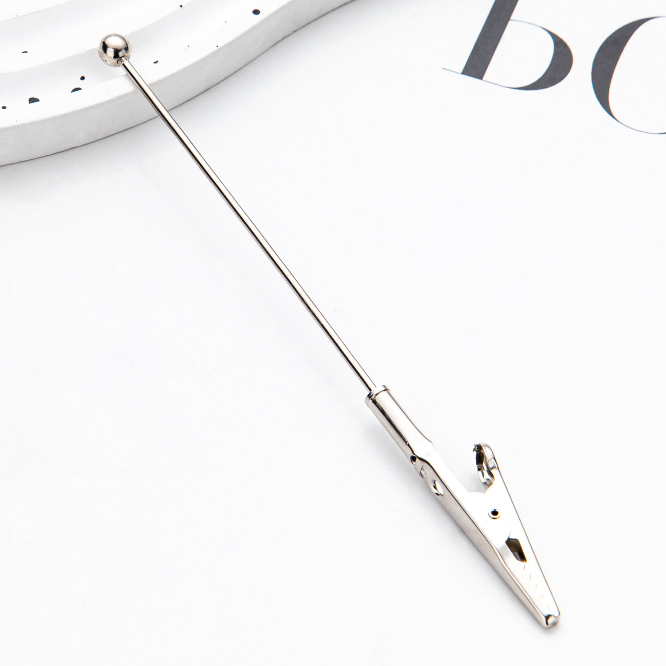 Beaded Clip for card holder metal Crocodile note holder with teeth Comments folder Card case Random Mix