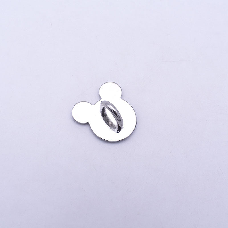 Metal hook Hearts and Mouse heads Pendant base Phone case accessories 20mm