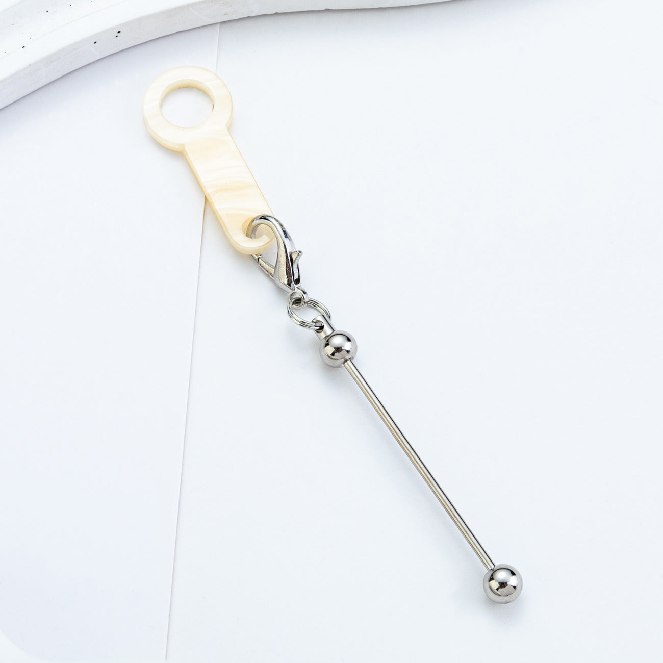 DIY beading Acrylic straw Pendant Applicable to 8mm-10mm Straw accessories Random Mix