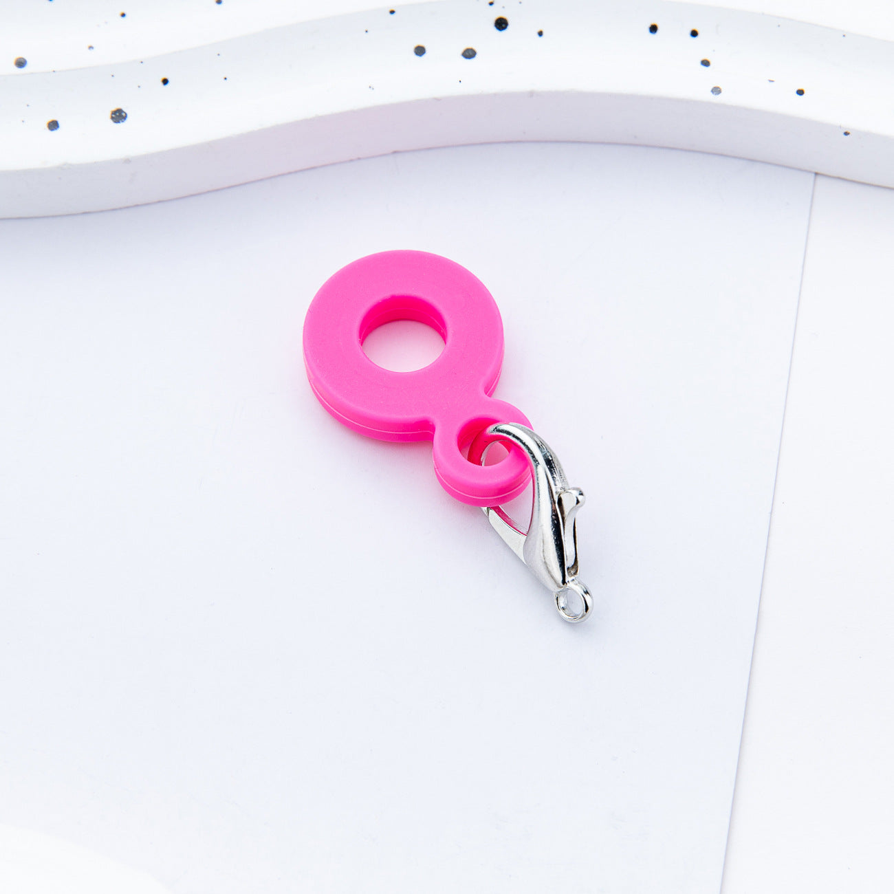 DIY Silicone rubber Straw Pendant Applicable to 8mm-10mm Silicone pendant for water cups anRandom Mixd straws
