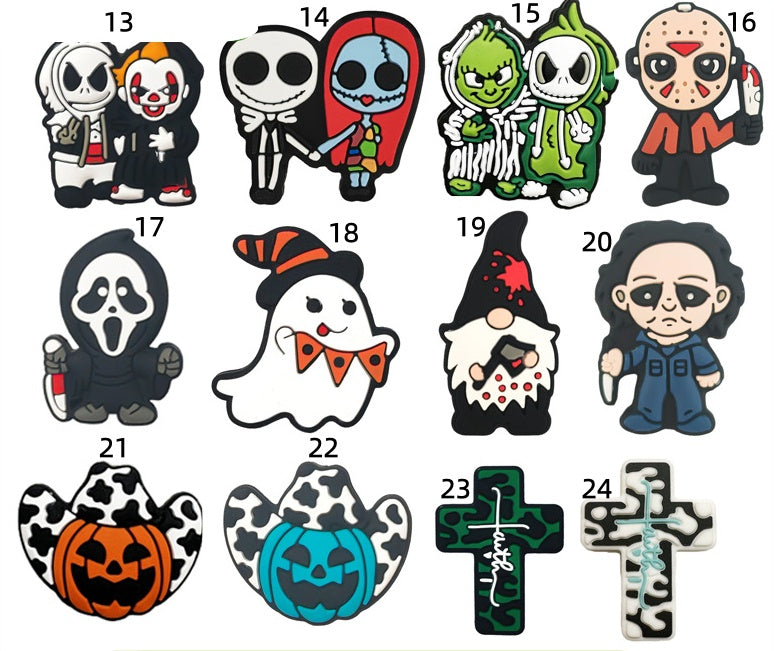 Silicone beads Halloween Series Stiddy Horrible character beads