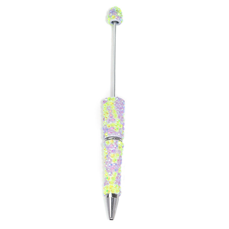 rhinestone Rotate the beads DIY creative gift pen Random Mix