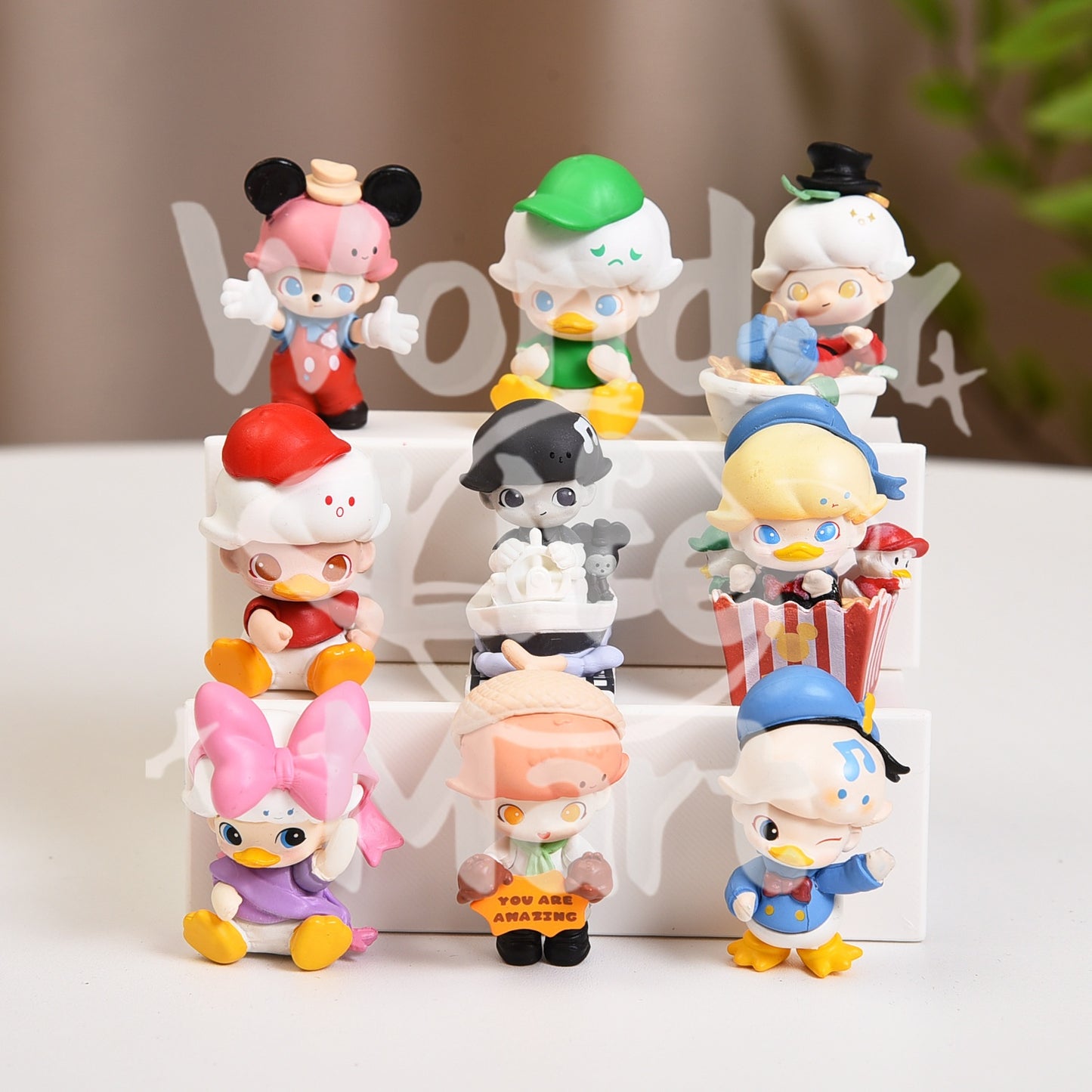 PPMT Disne dimoo Series Mengli Doll Pendant figurines, trendy toys and blind box toys Pen Toppers mix