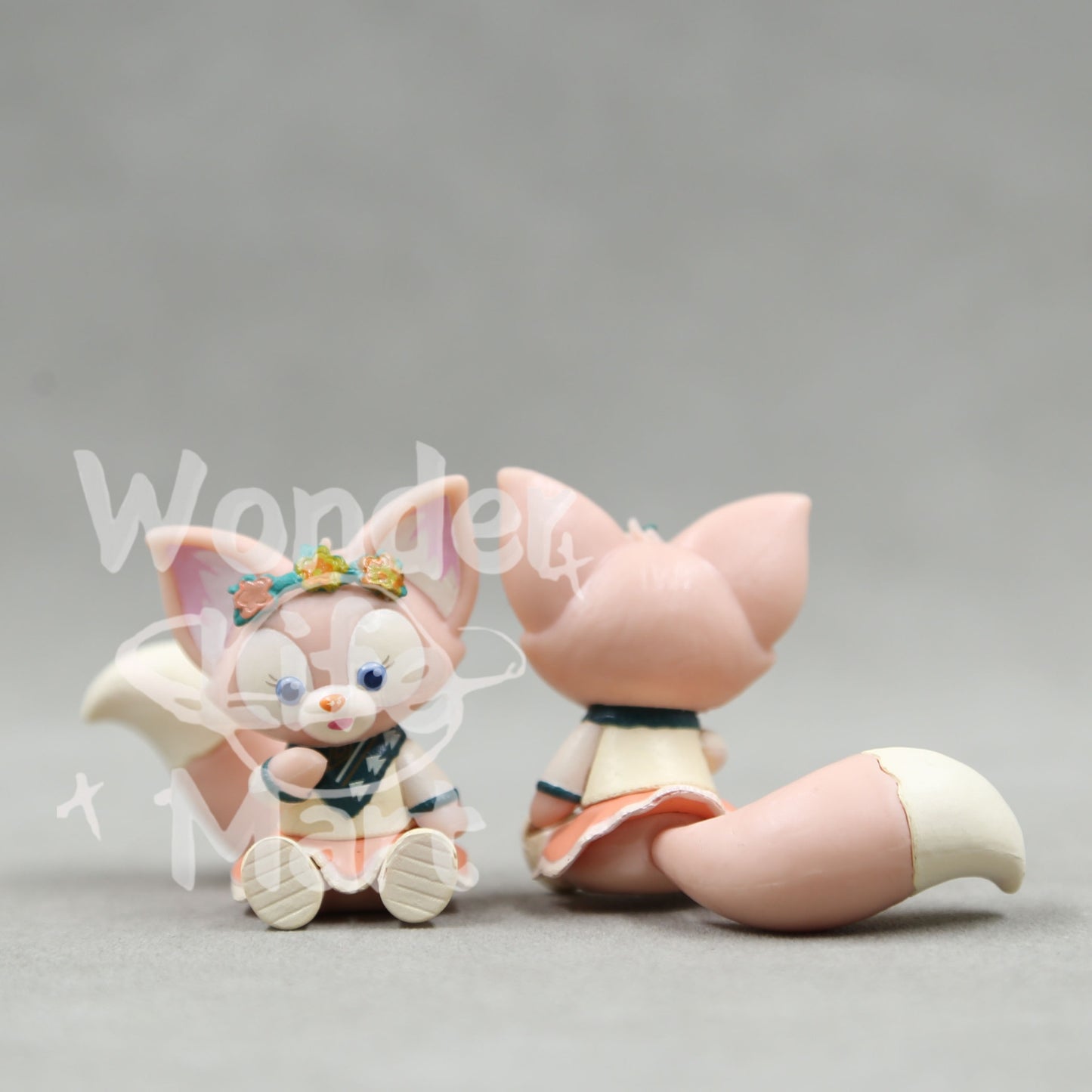 Cute Belle the Fox Doll Pen Toppers diy pendant Decorative ornaments