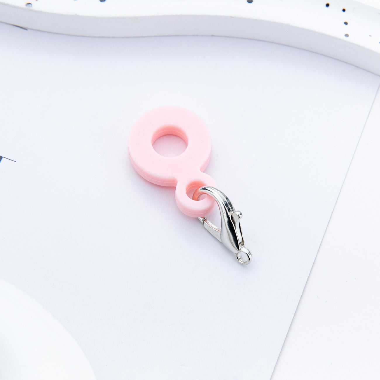DIY Silicone rubber Straw Pendant Applicable to 8mm-10mm Silicone pendant for water cups anRandom Mixd straws