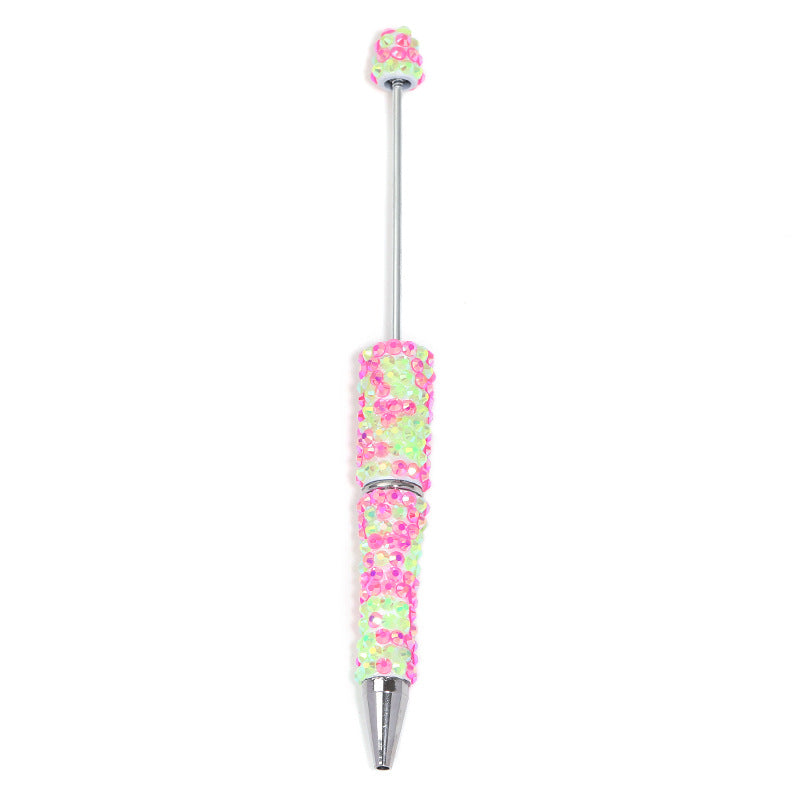 rhinestone Rotate the beads DIY creative gift pen Random Mix