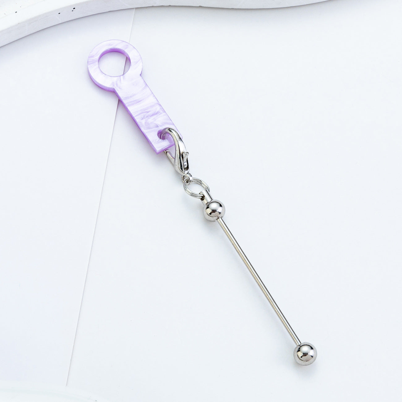 DIY beading Acrylic straw Pendant Applicable to 8mm-10mm Straw accessories Random Mix