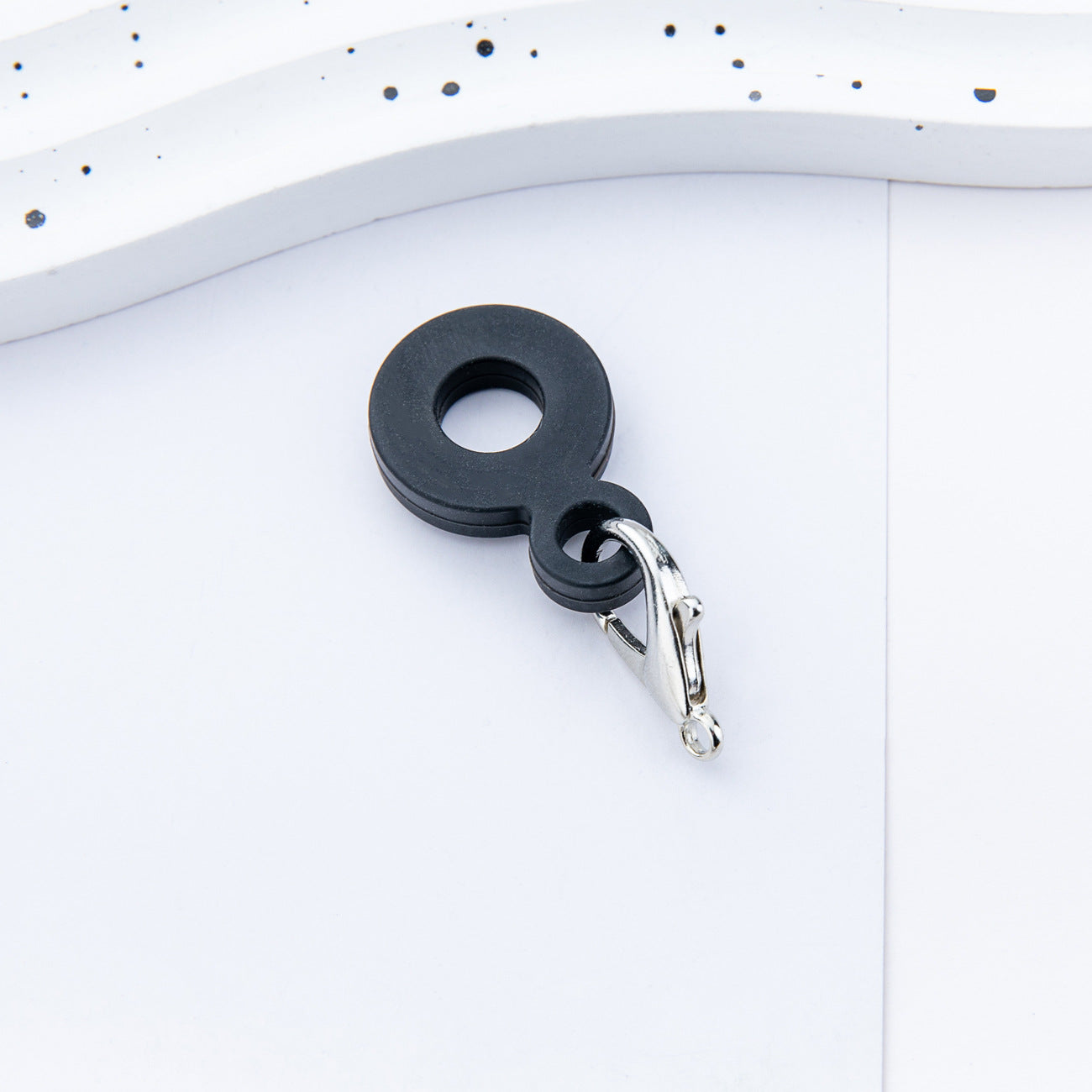 DIY Silicone rubber Straw Pendant Applicable to 8mm-10mm Silicone pendant for water cups anRandom Mixd straws