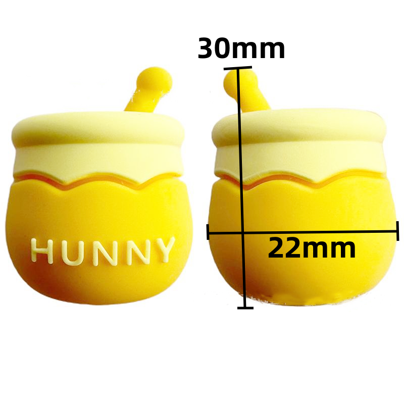 Silicone beads Honey jar Honey diy beading breadth(22mm) Altitude(30mm)