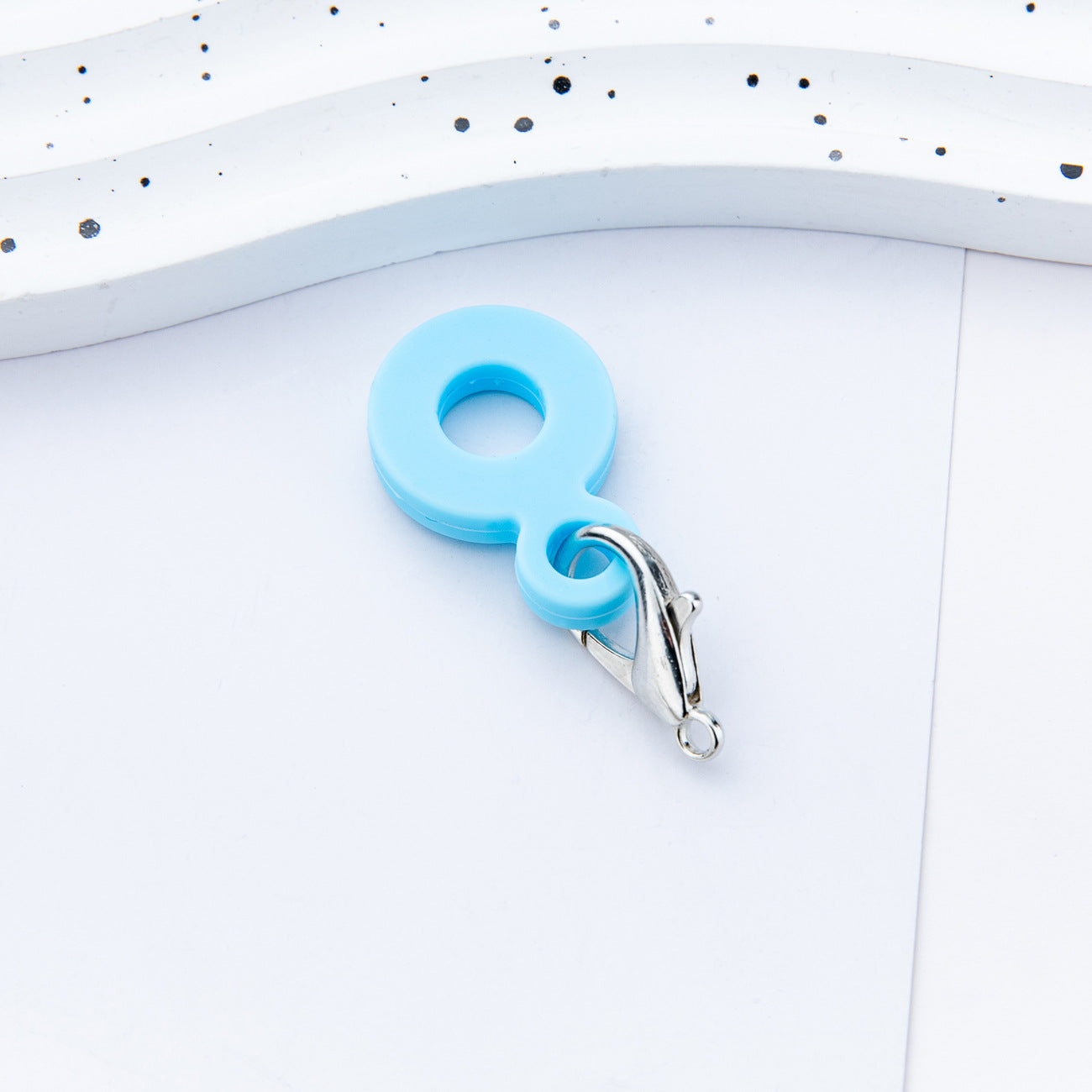DIY Silicone rubber Straw Pendant Applicable to 8mm-10mm Silicone pendant for water cups anRandom Mixd straws